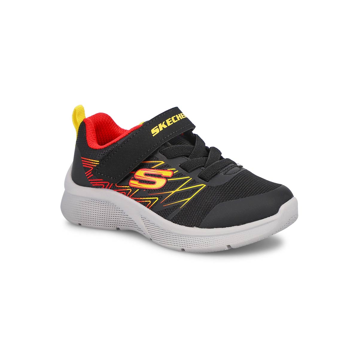 Skechers, Baskets MICROSPEC TEXLOR, noir rouge, bébés