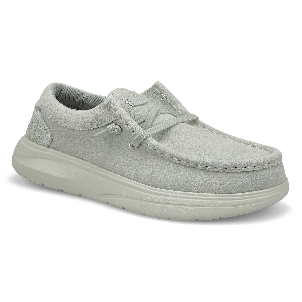 Womens Wendy Comf  Suede Casual Shoe - Sea Foam