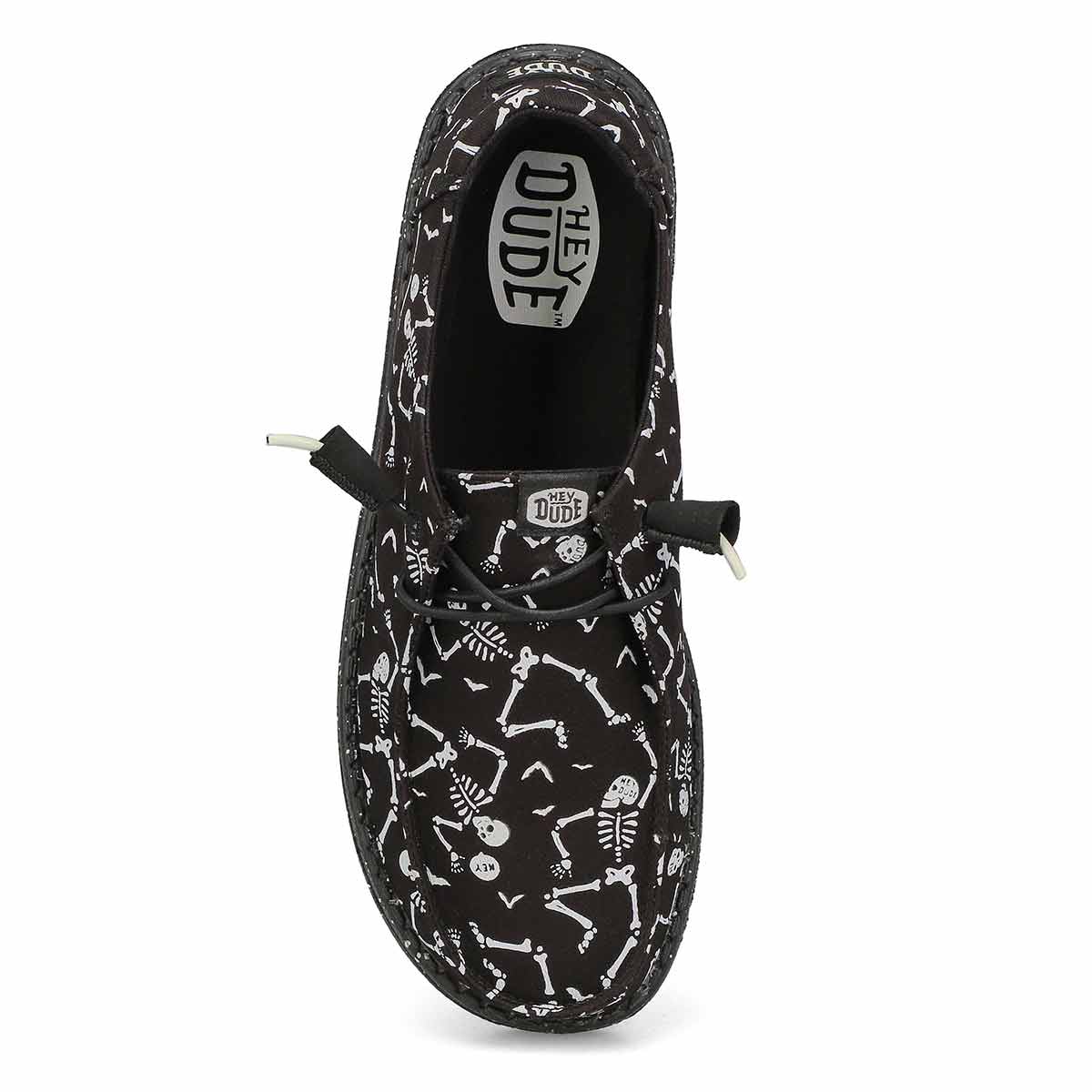 Womens Wendy Skeletons Casual Shoe - Black