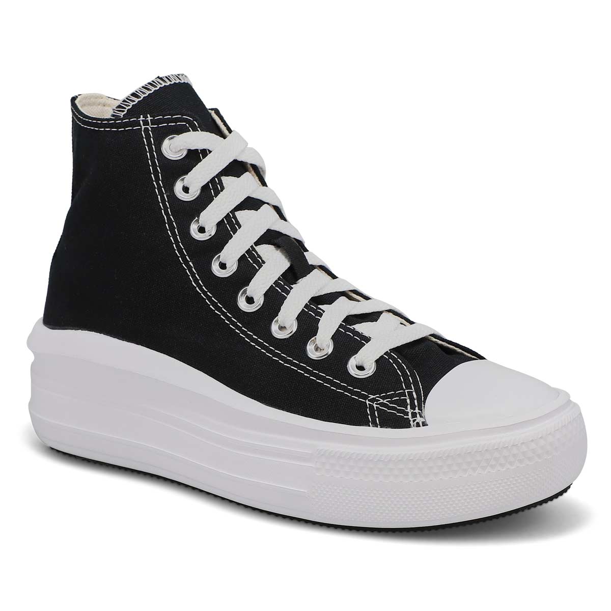 Converse, Espadrille plateforme ALL STAR MOVE HI, noir,femme