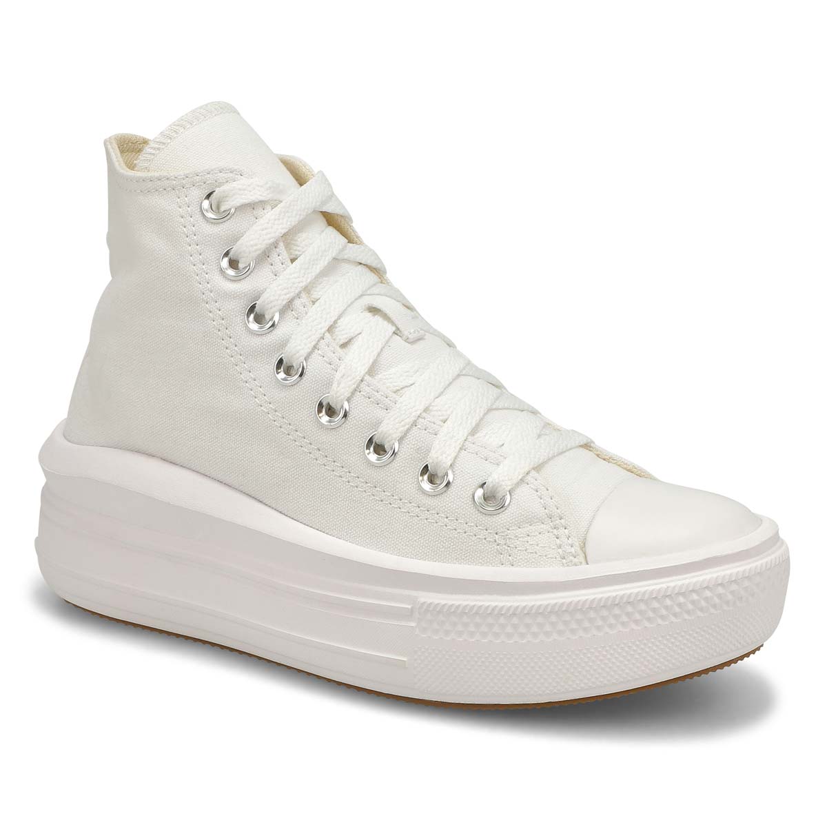 Converse, Women's Chuck Taylor All Star Move Hi Top Platform Sneaker - White White