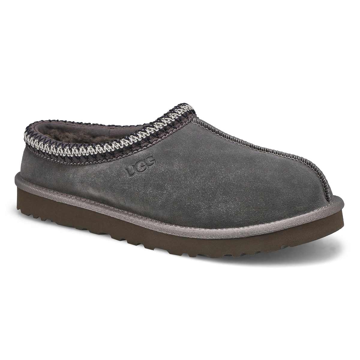 UGG, UGG, Pantoufle en mouton TASMAN, gris foncé, hommes