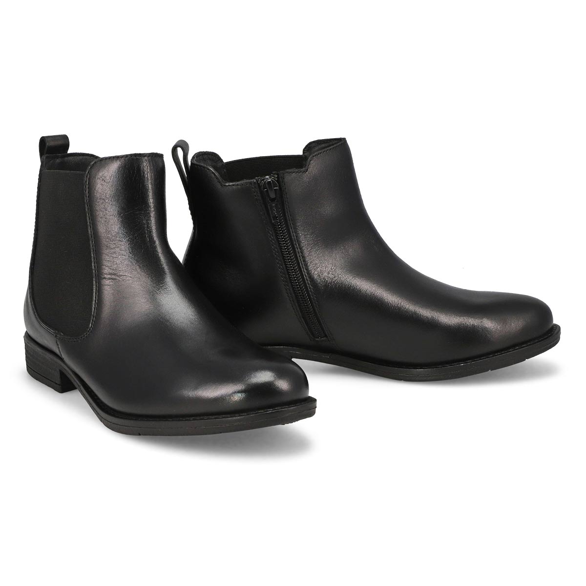 Womens Simona 03 Pull On Chelsea Boot - Black