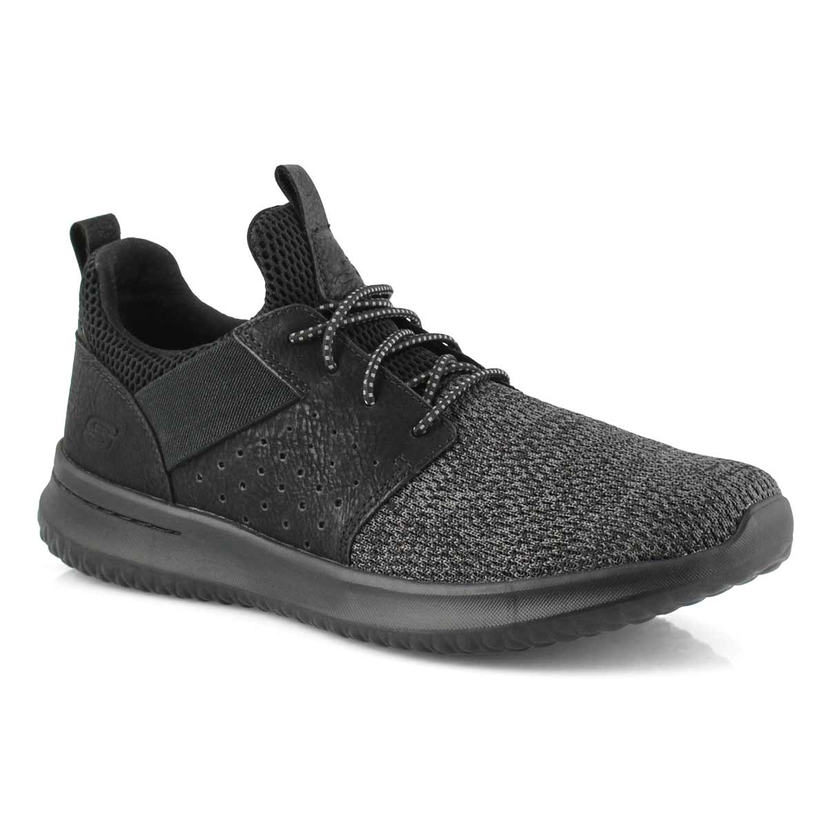 Skechers Men's Delson Camben Sneakers - Black | SoftMoc.com