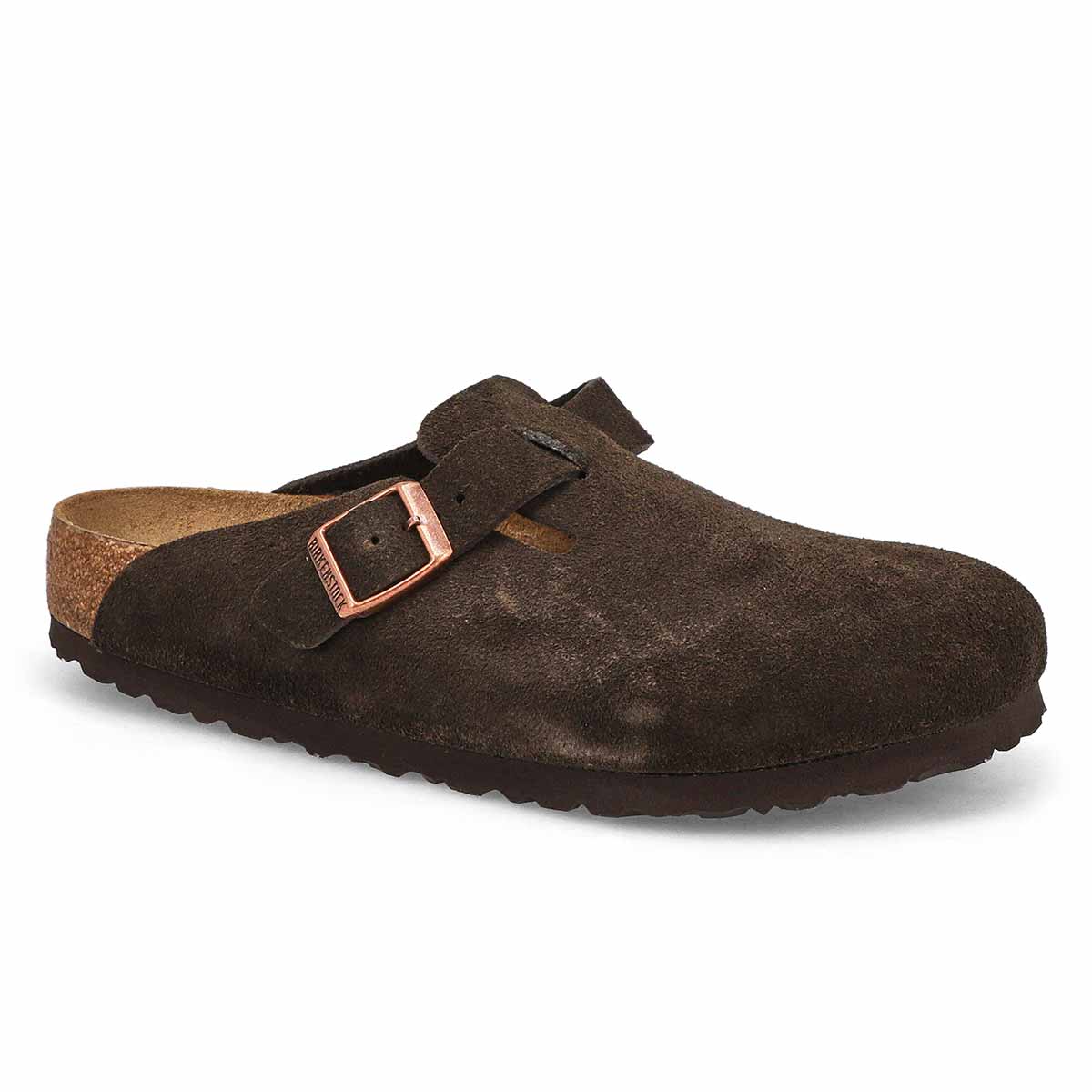 Birkenstock, Sabot avec assise souple BOSTON SF, moka, femmes