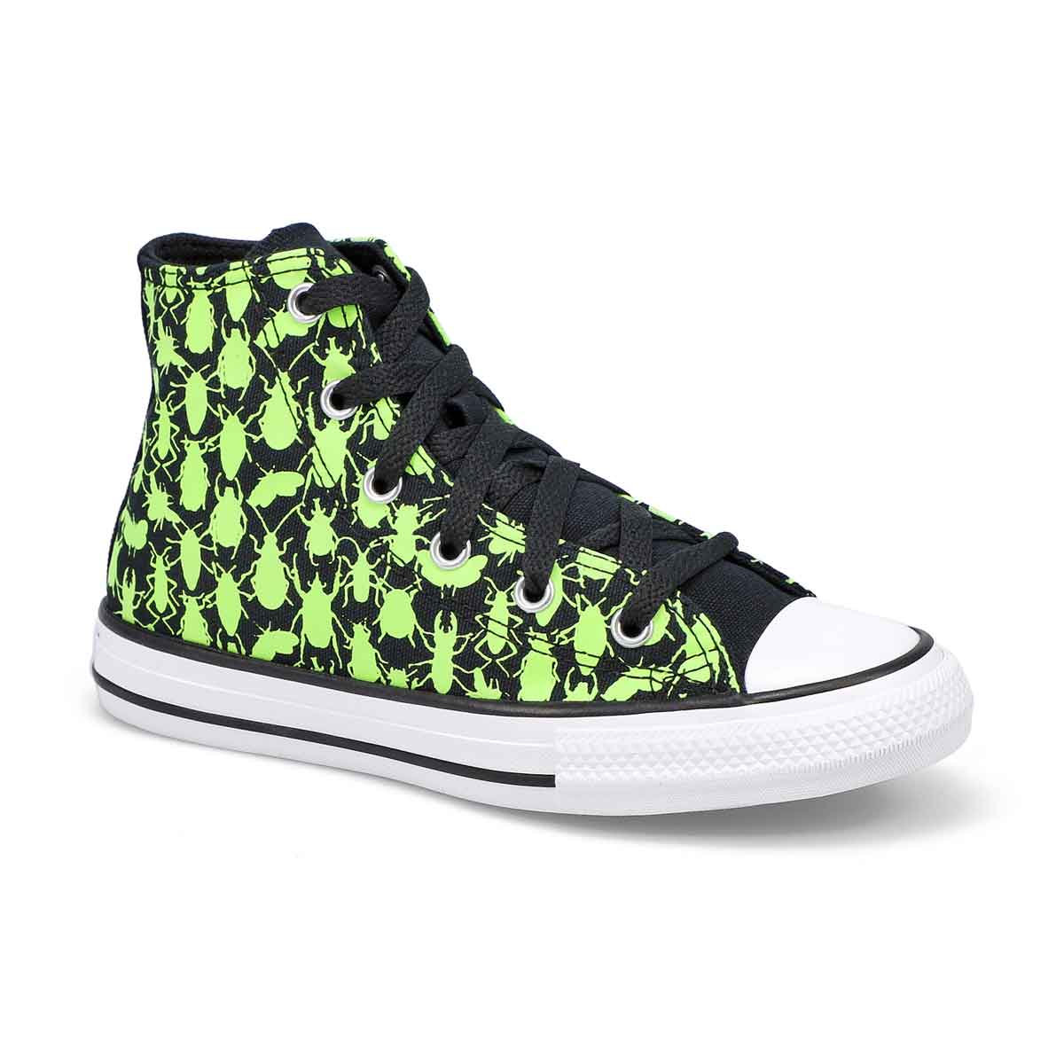 Converse, Espadrille ALL STAR GLOW BUG, noir vert, garçons