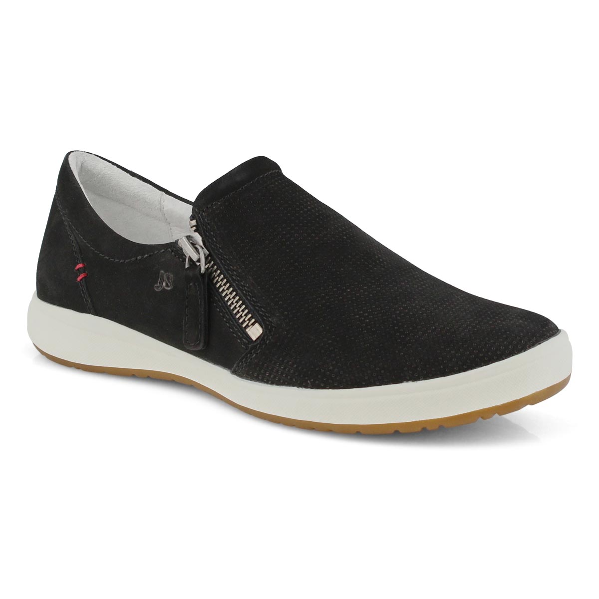 josef seibel leather slip on sneakers