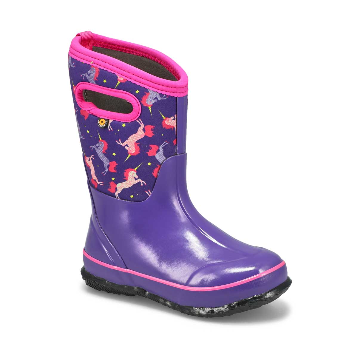 Bogs, Bogs, Botte d'hiver imperméable CLASSIC UNICORNS, filles