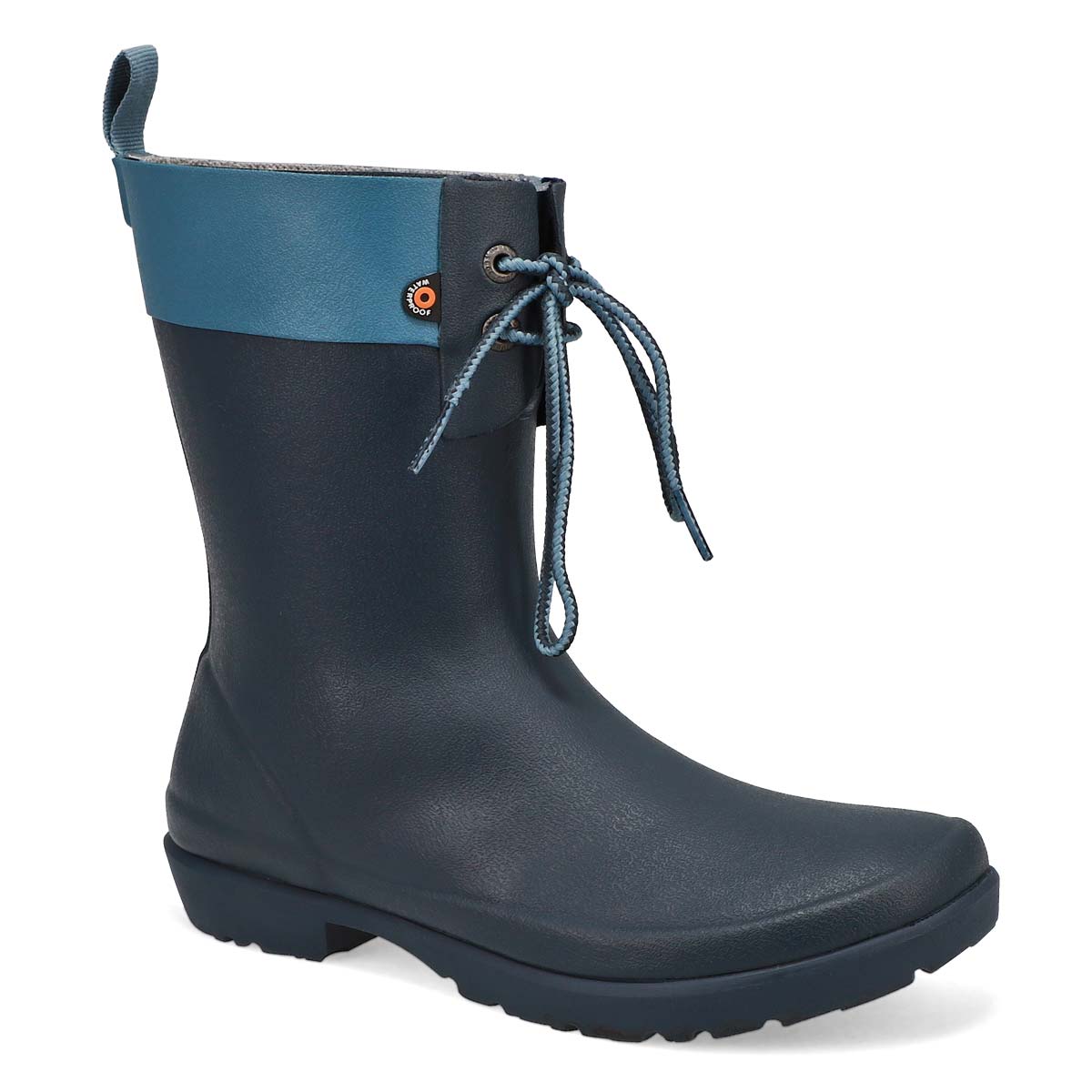 Bogs Women's FLORA 2 EYE blue denim rain boot | SoftMoc.com