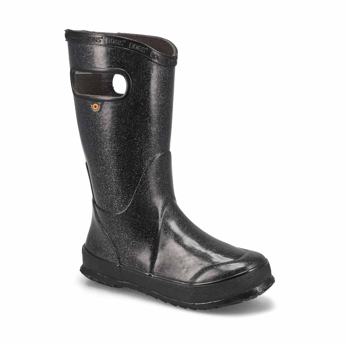 Bogs, Botte de pluie RAINBOOT GLITTER, noir, filles