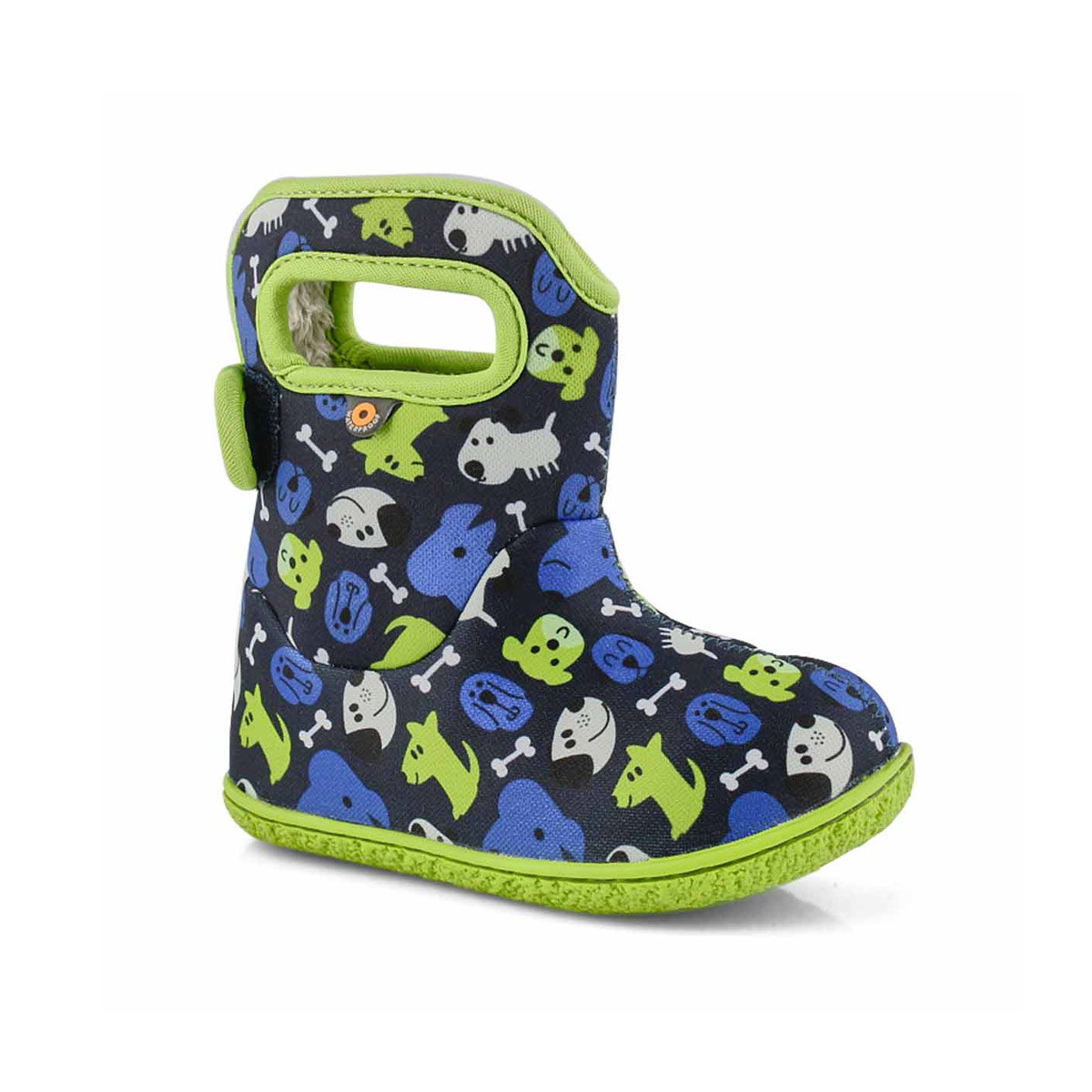 Bogs, Infant's Baby Bogs Puppies Waterproof Boot - Blue