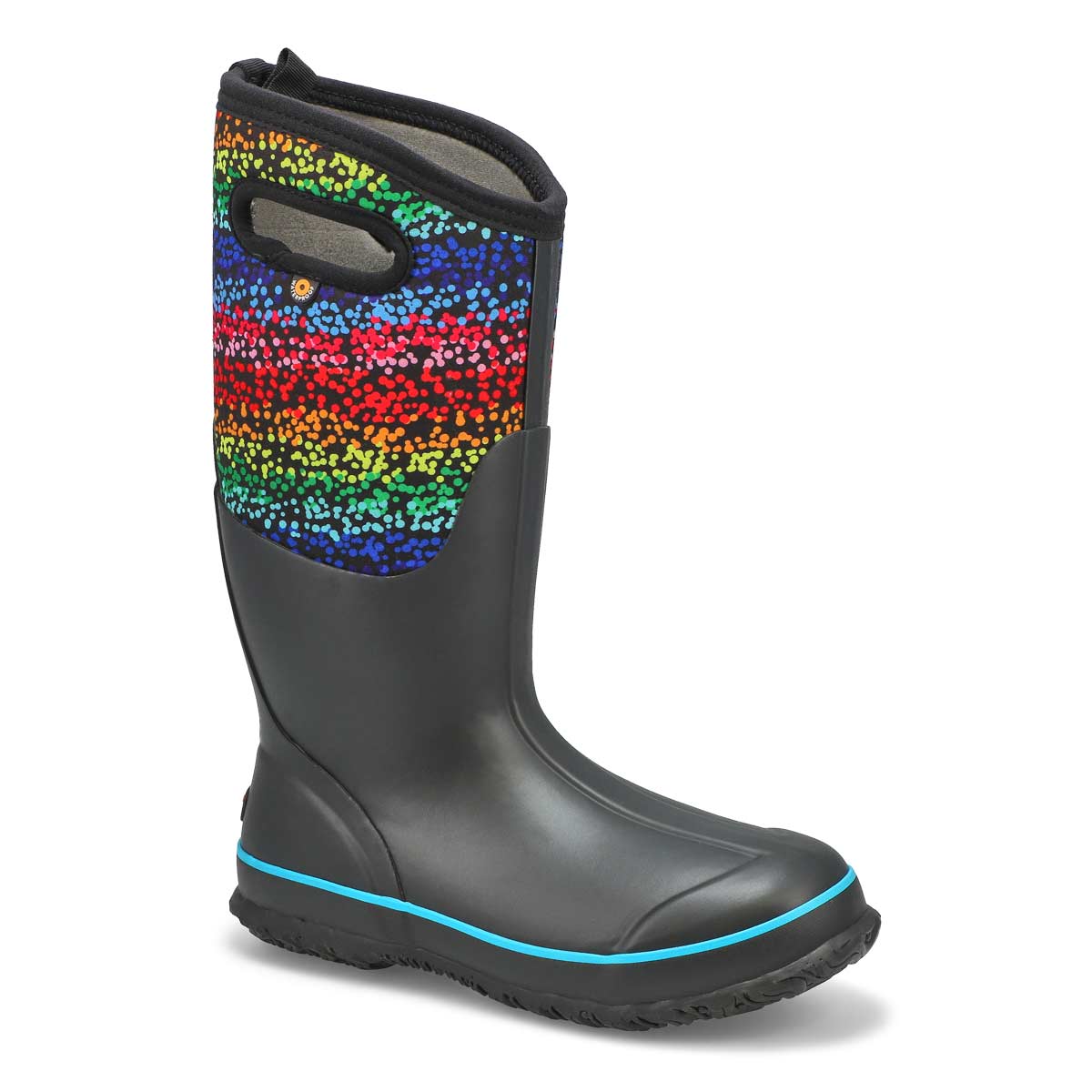 Bogs, Botte imperméable CLASSIC RAINBOW DOTS, mlt, femme