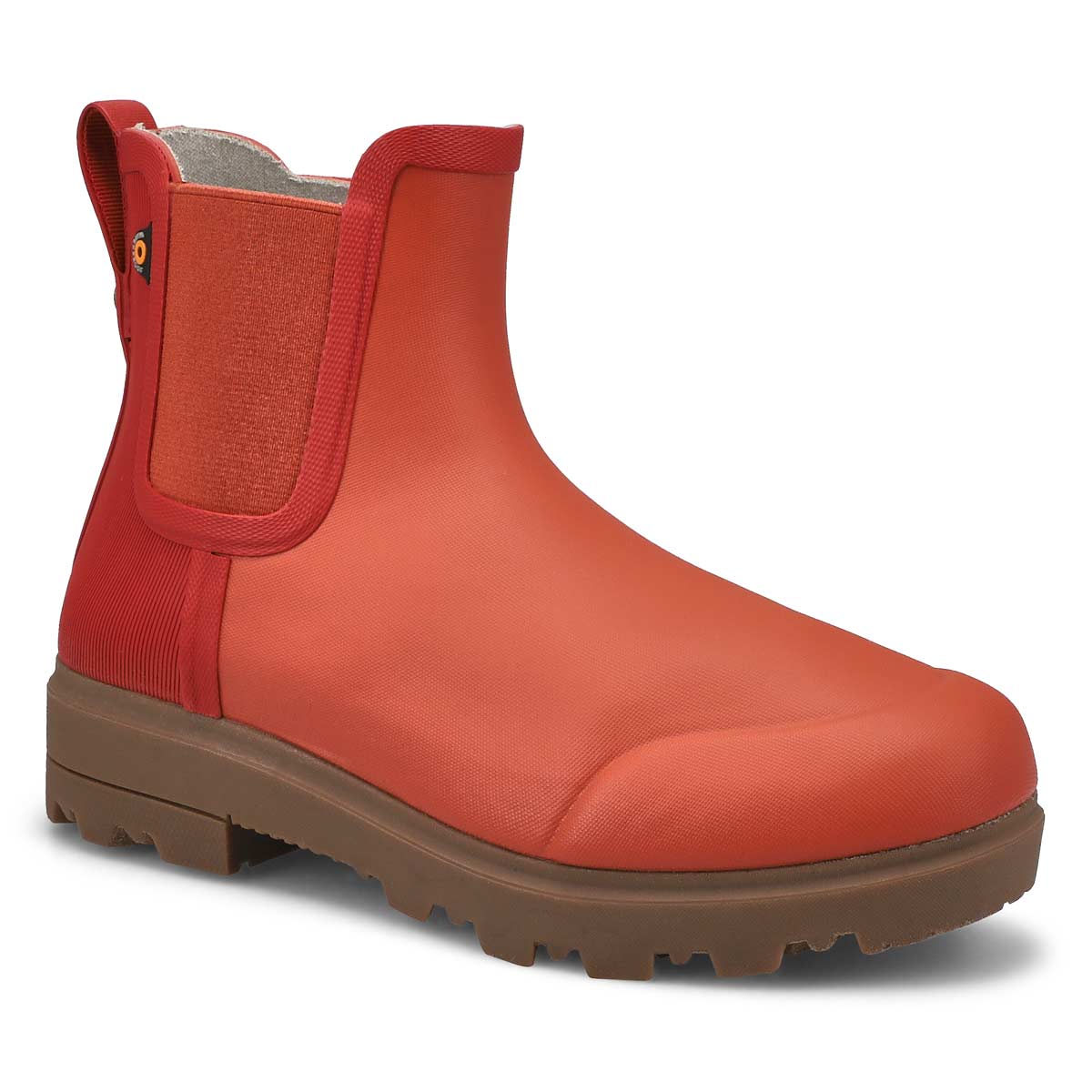 Bogs, Bogs, Botte de pluie Chelsea HOLLY, orange brûlé, femmes