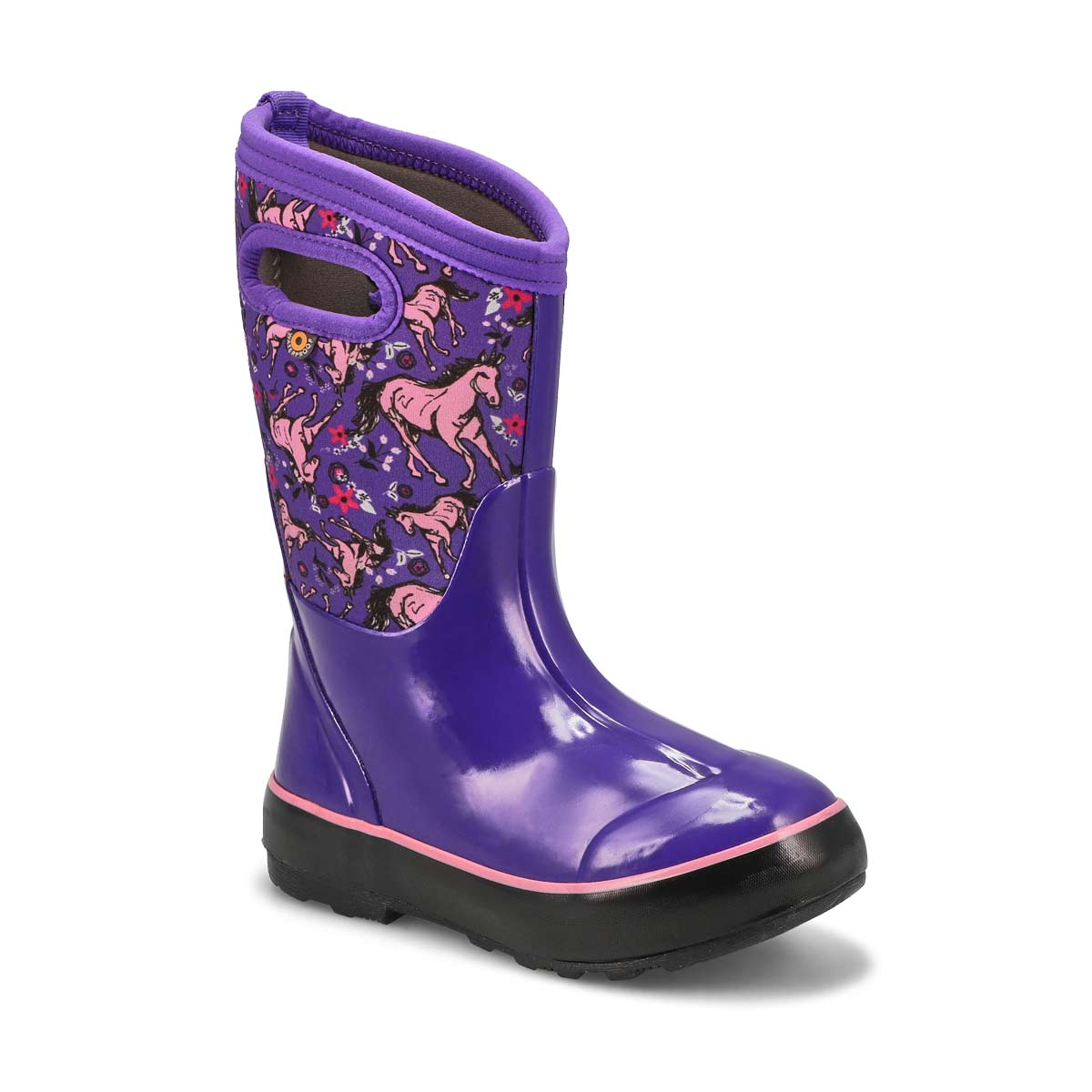 Bogs, Girls' Classic II Unicorn Awesome Boot - Violet