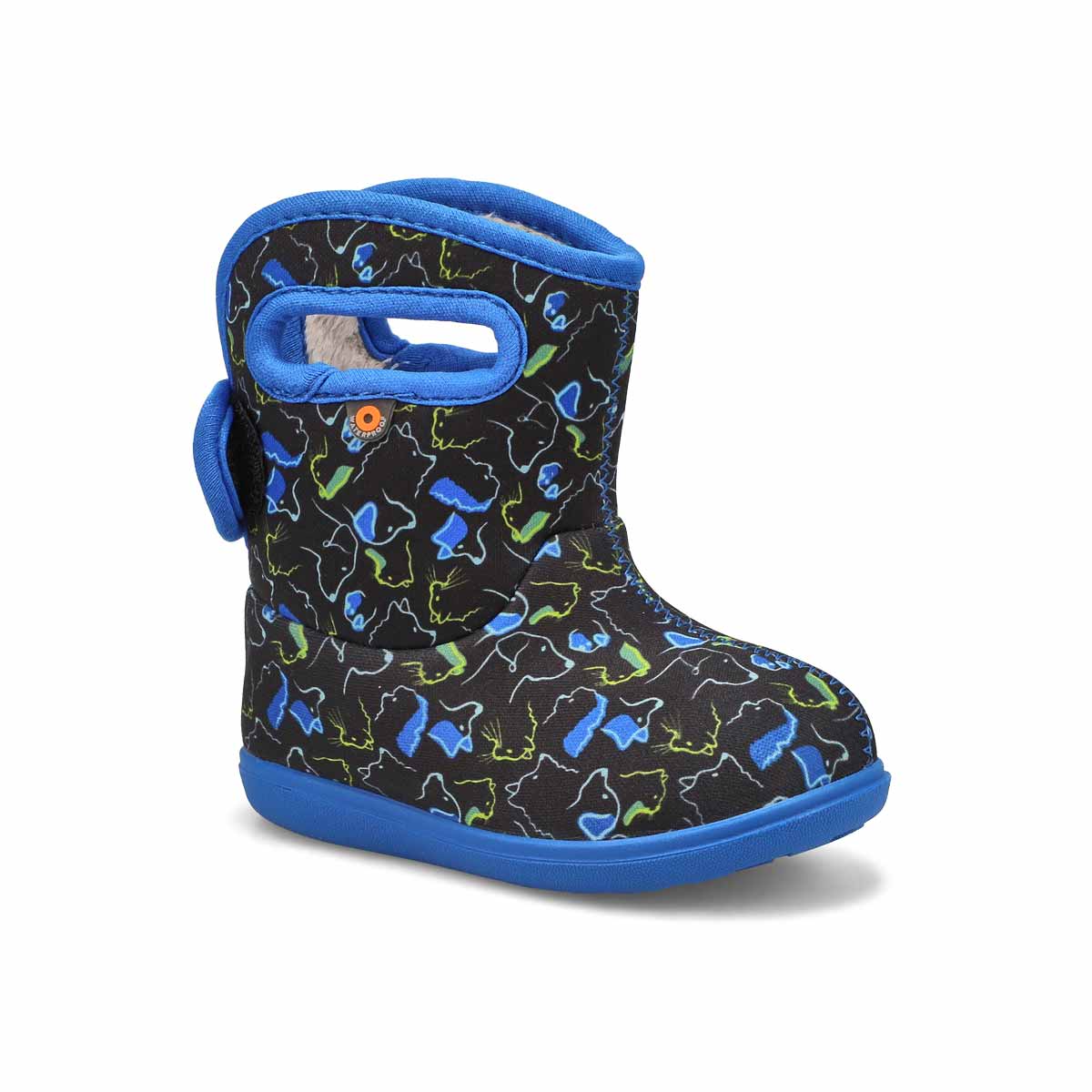 Bogs, Infants' Baby Bogs II Pets Boot - Black Multi