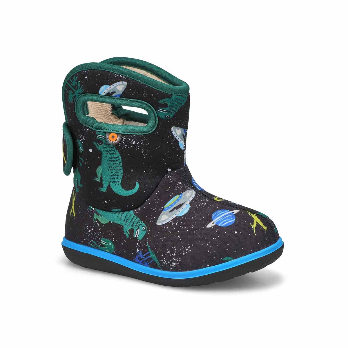 Bogs, Bogs, Botte imperméable BABY BOGS II JURASSIC DINO, noir multi, bébés