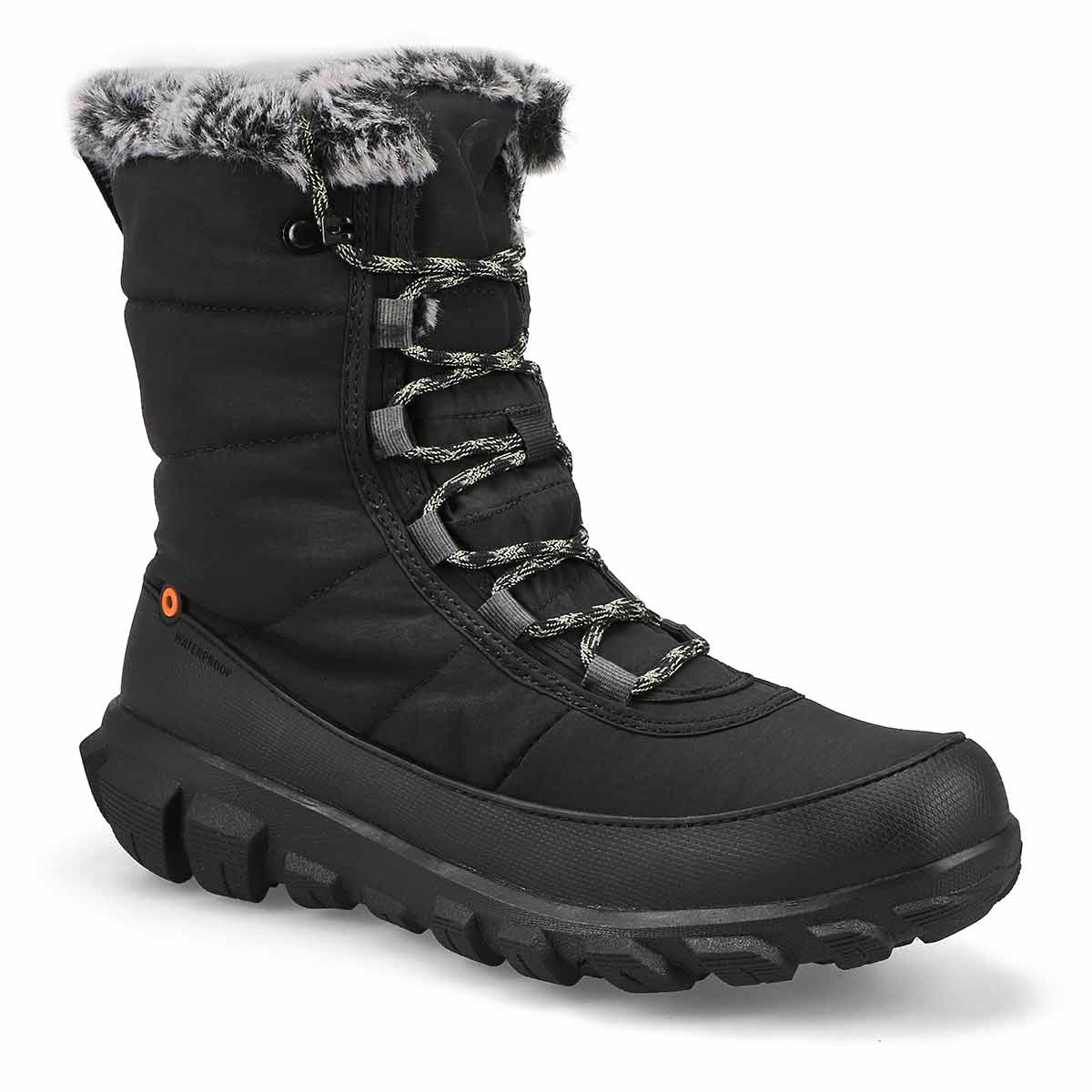 Bogs, Bogs, Women's Cedar Quilt Lace Waterproof Boot - Black