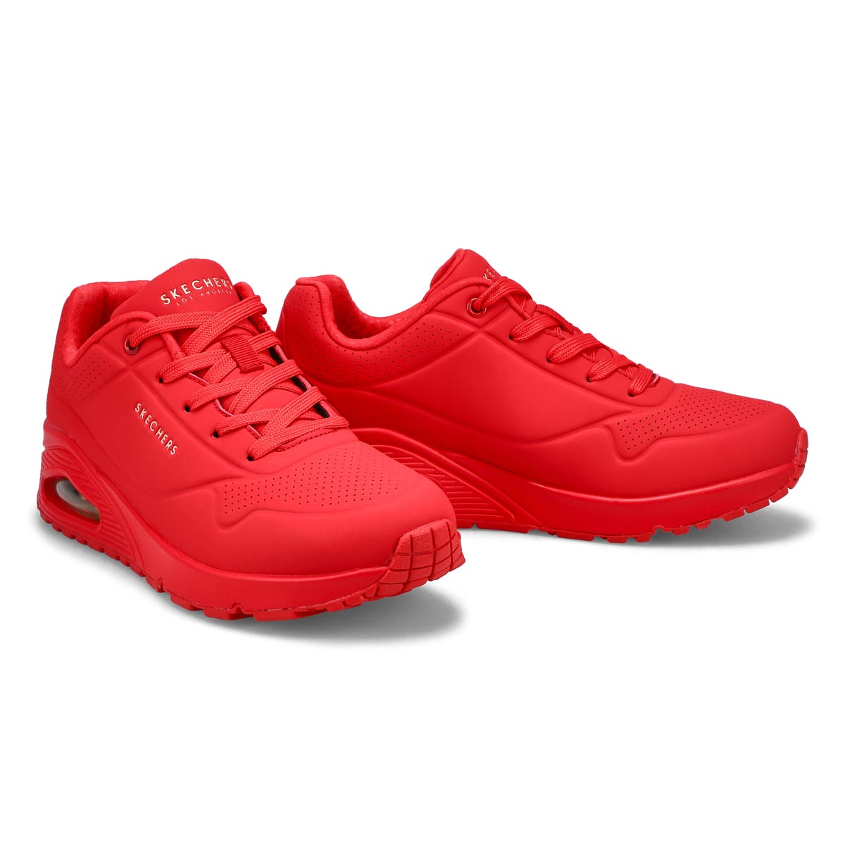red skechers tennis shoes