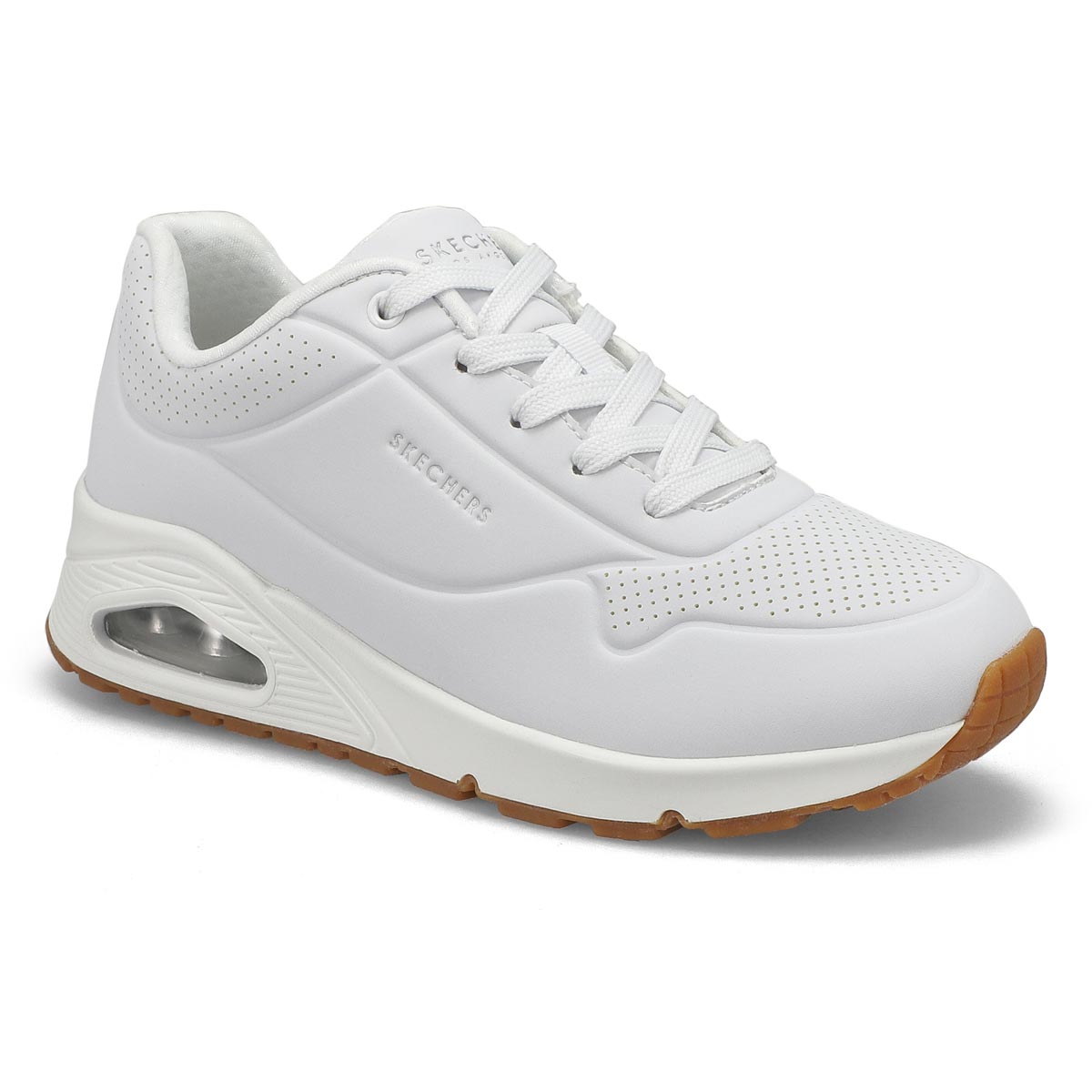 Skechers, Women's Uno Stand On Air Wide Sneaker - White