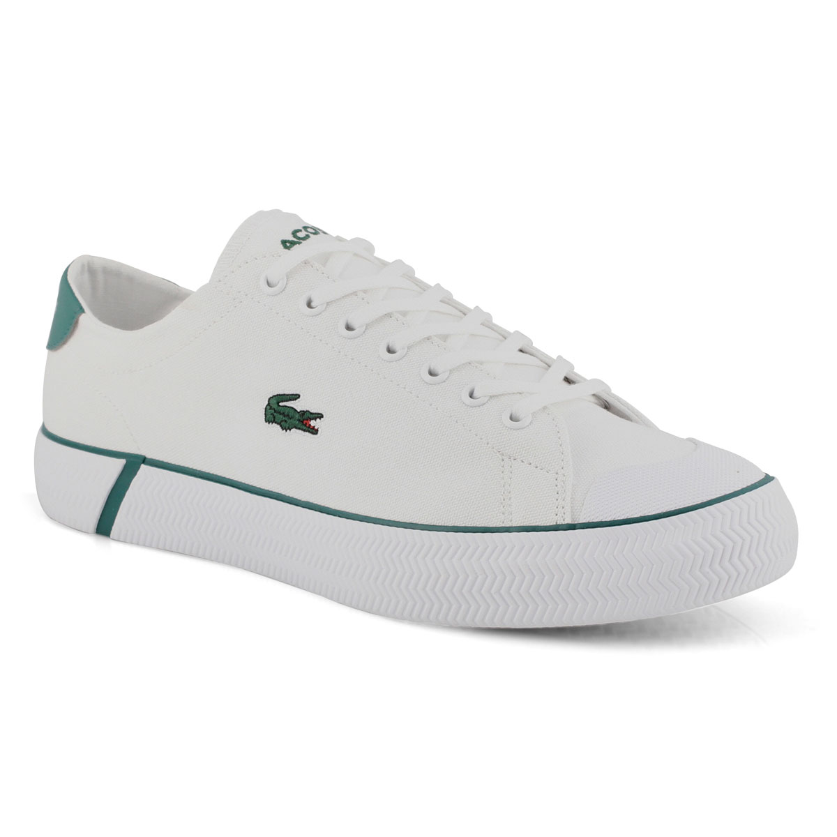 Lacoste Men's Gripshot 120 2 Sneaker - White/ | SoftMoc.com