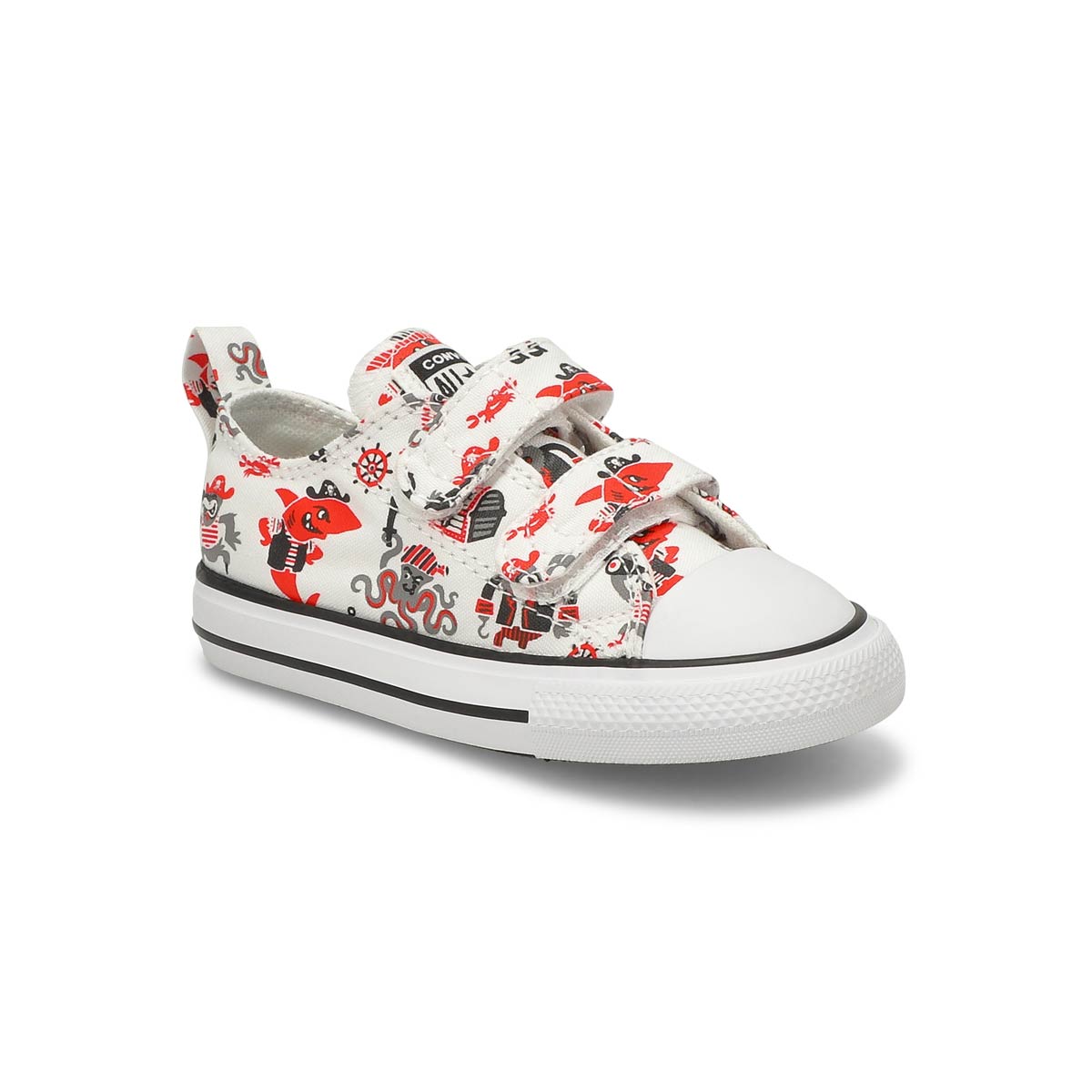 Converse, Baskets CHUCK TAYLOR ALL STAR PIRATES COVE, blanc rouge noir, tout-petits