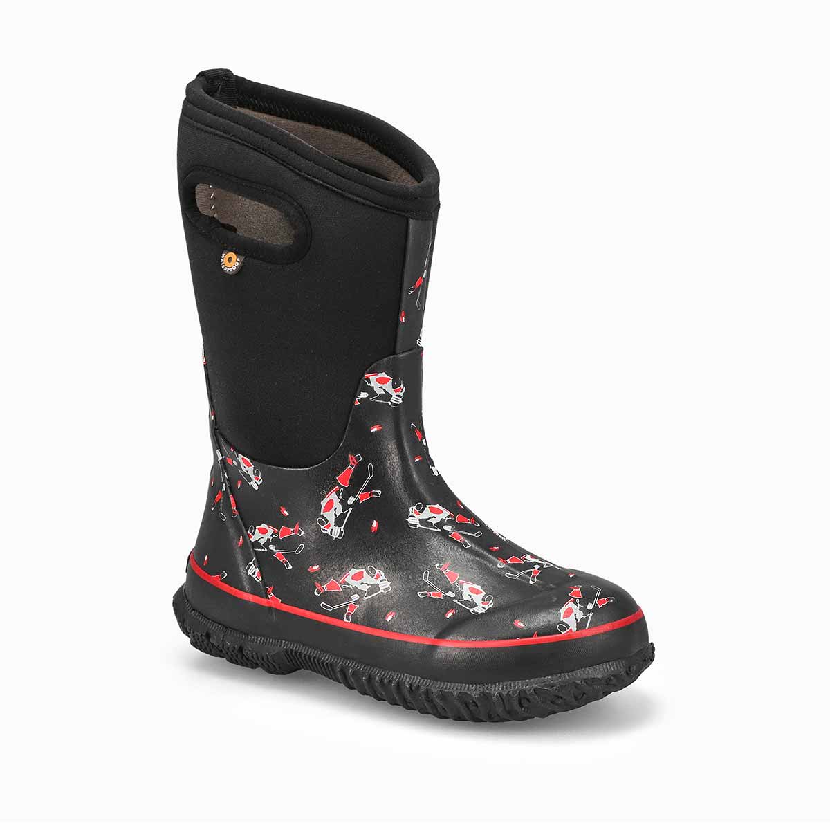 Bogs, Boy's Classic Hockey Waterproof Boot - Blk Multi