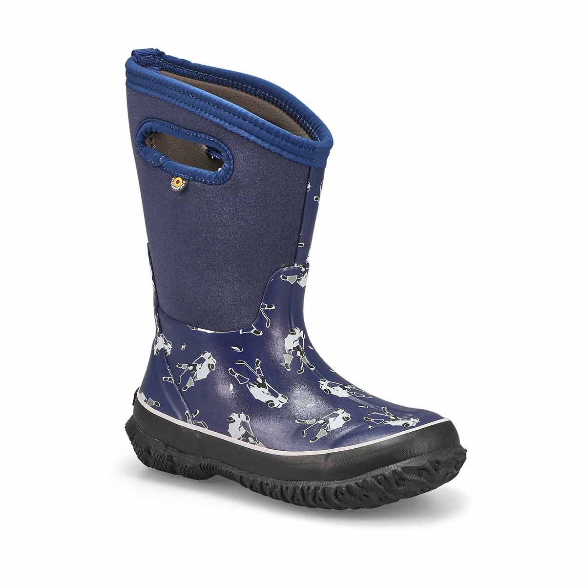 Bogs, Boy's Classic Hockey Waterproof Boot - Blue Multi