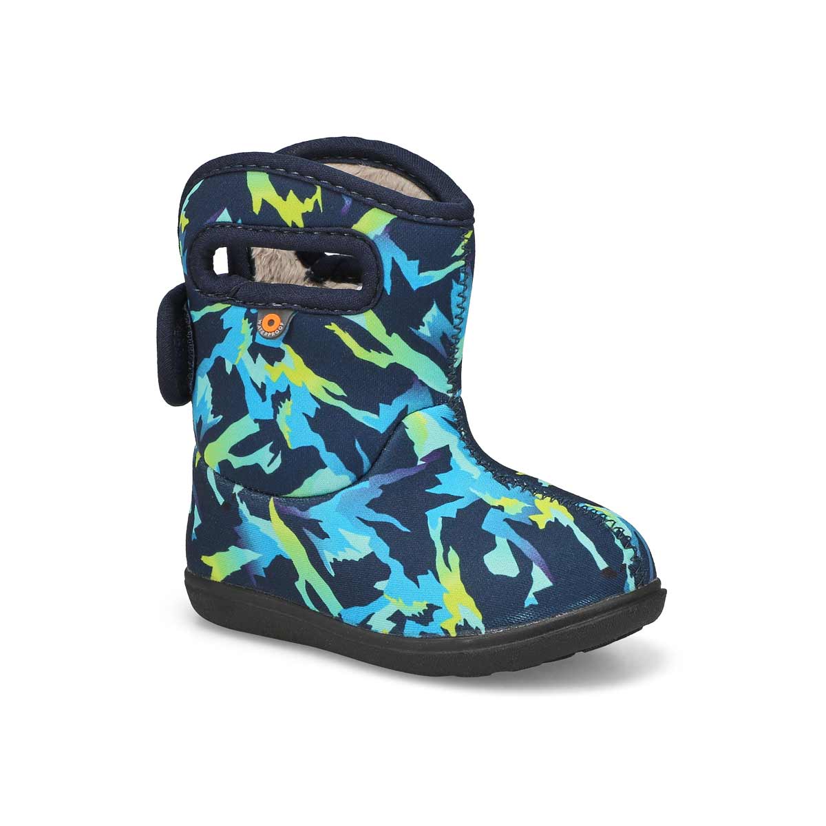 Bogs, Botte imperméable BABY BOGS II MOUNTAIN, bleu marine multi, bébés