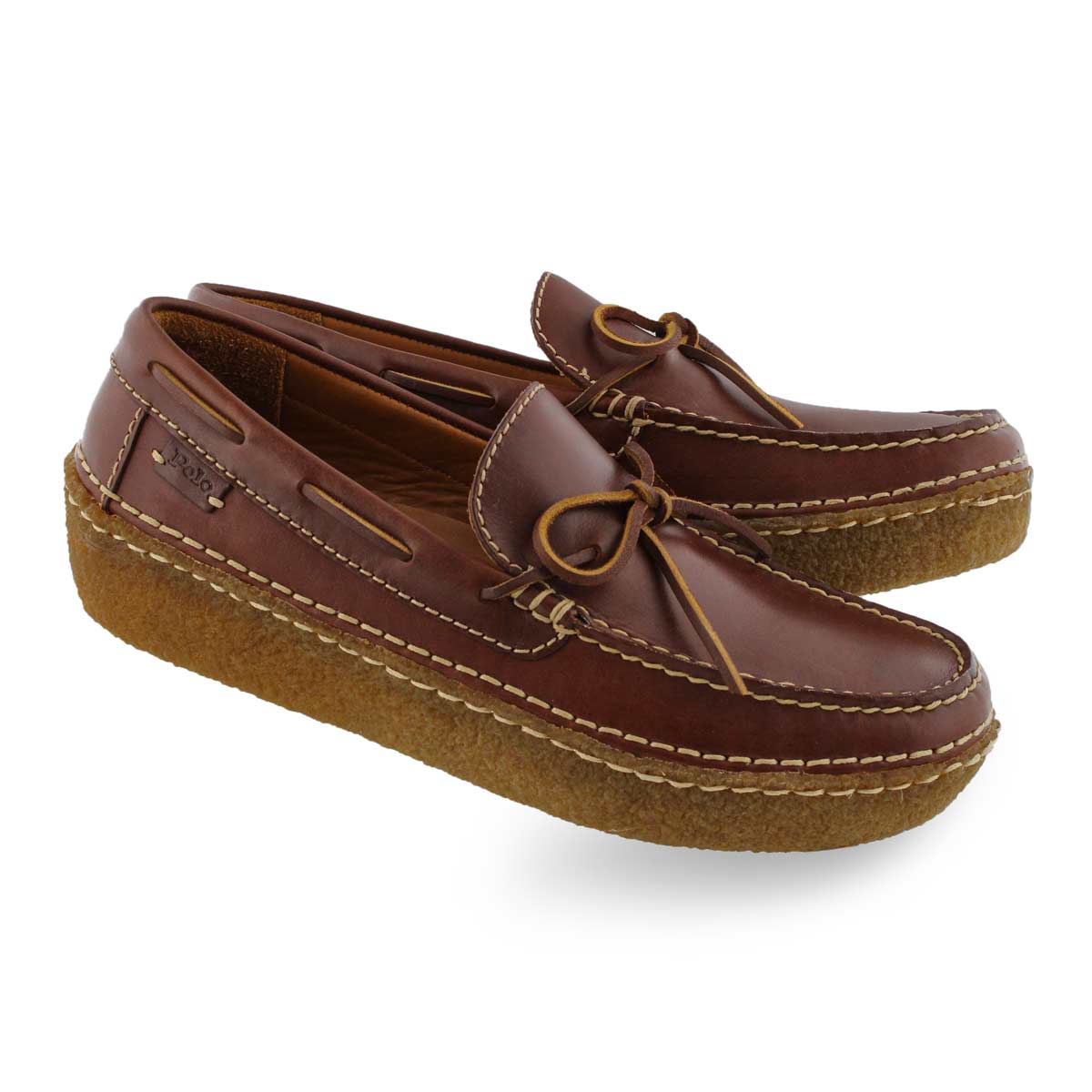 ralph lauren leather moccasins