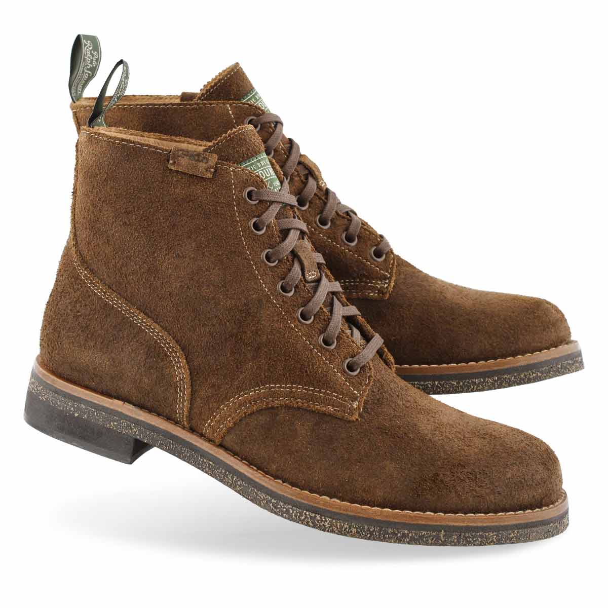 ralph lauren suede army boot