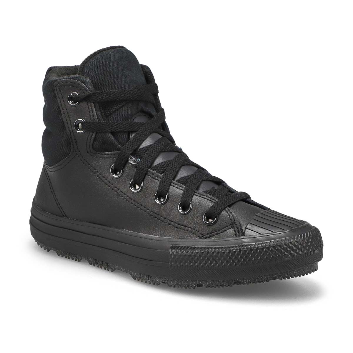 Converse, Boys' Chuck Taylor All Star Berkshire Sneaker Boot - Black Grey