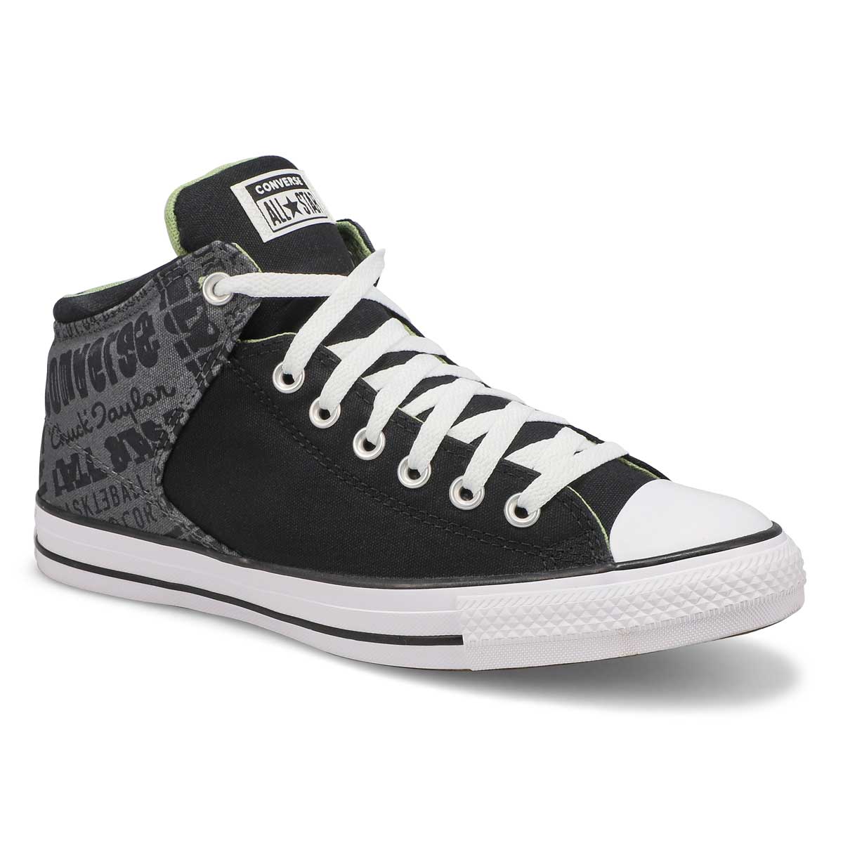 Converse, Converse, Men's Chuck Taylor All Star High Street Collage Sneaker - Black Grey