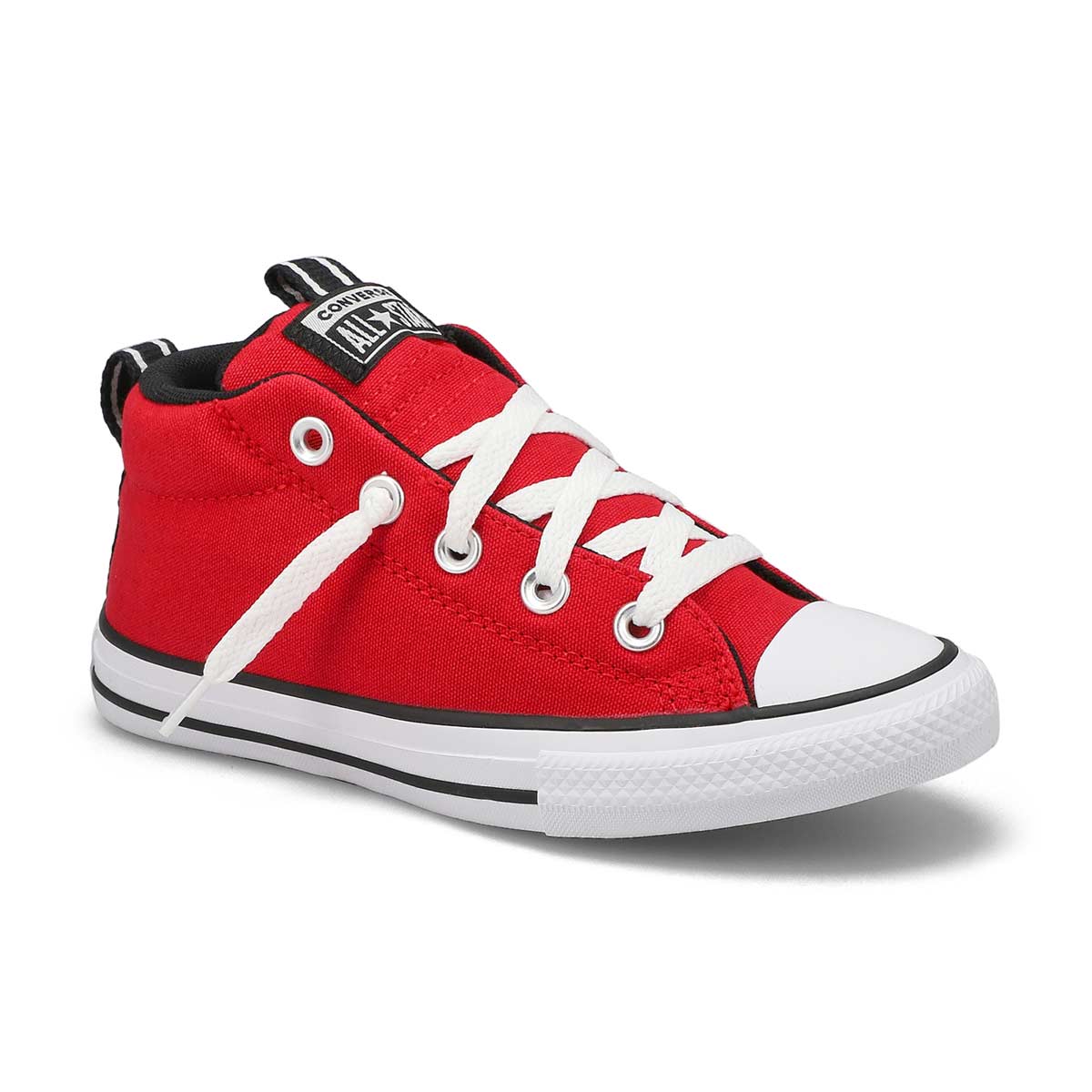 Converse, Boys' Chuck Taylor All Star Street Varsity Club Sneaker - Red Black White