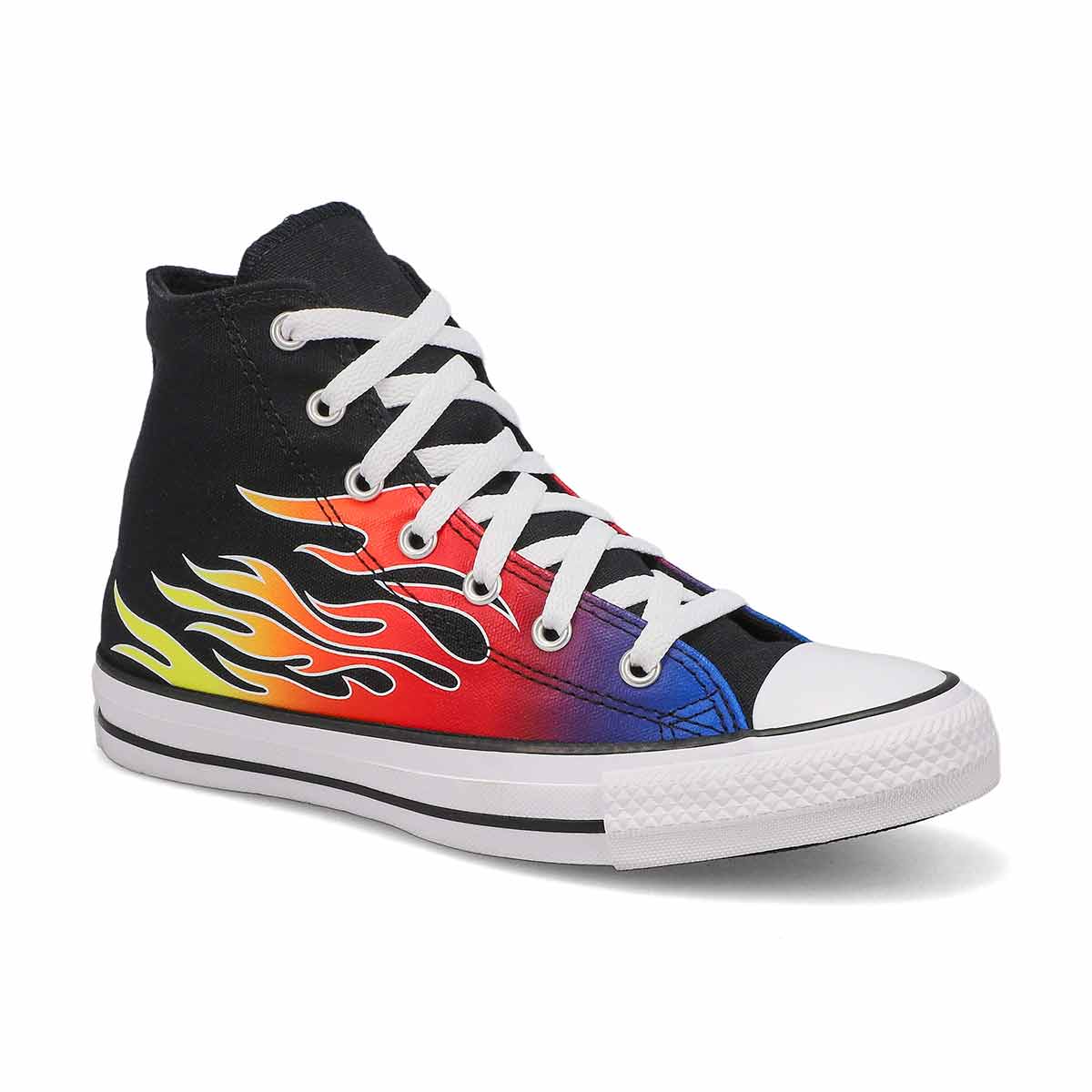 Converse, Kids' Chuck Taylor All Star Cars Hi Top Sneaker - Black Black White