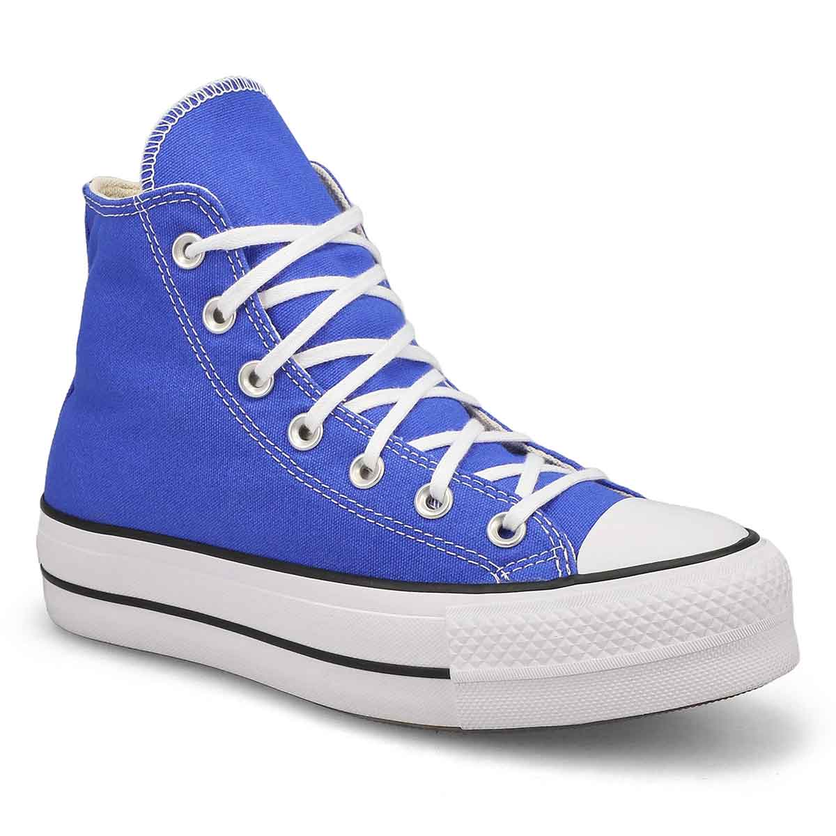 Converse, Converse, Women's Chuck Taylor All Star Lift Hi Top Platform Sneaker - Blue White Black