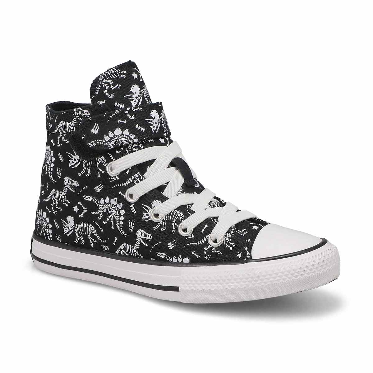 Converse, Baskets hautes CHUCK TAYLOR ALL STAR 1V DINOS, noir blanc, garçons