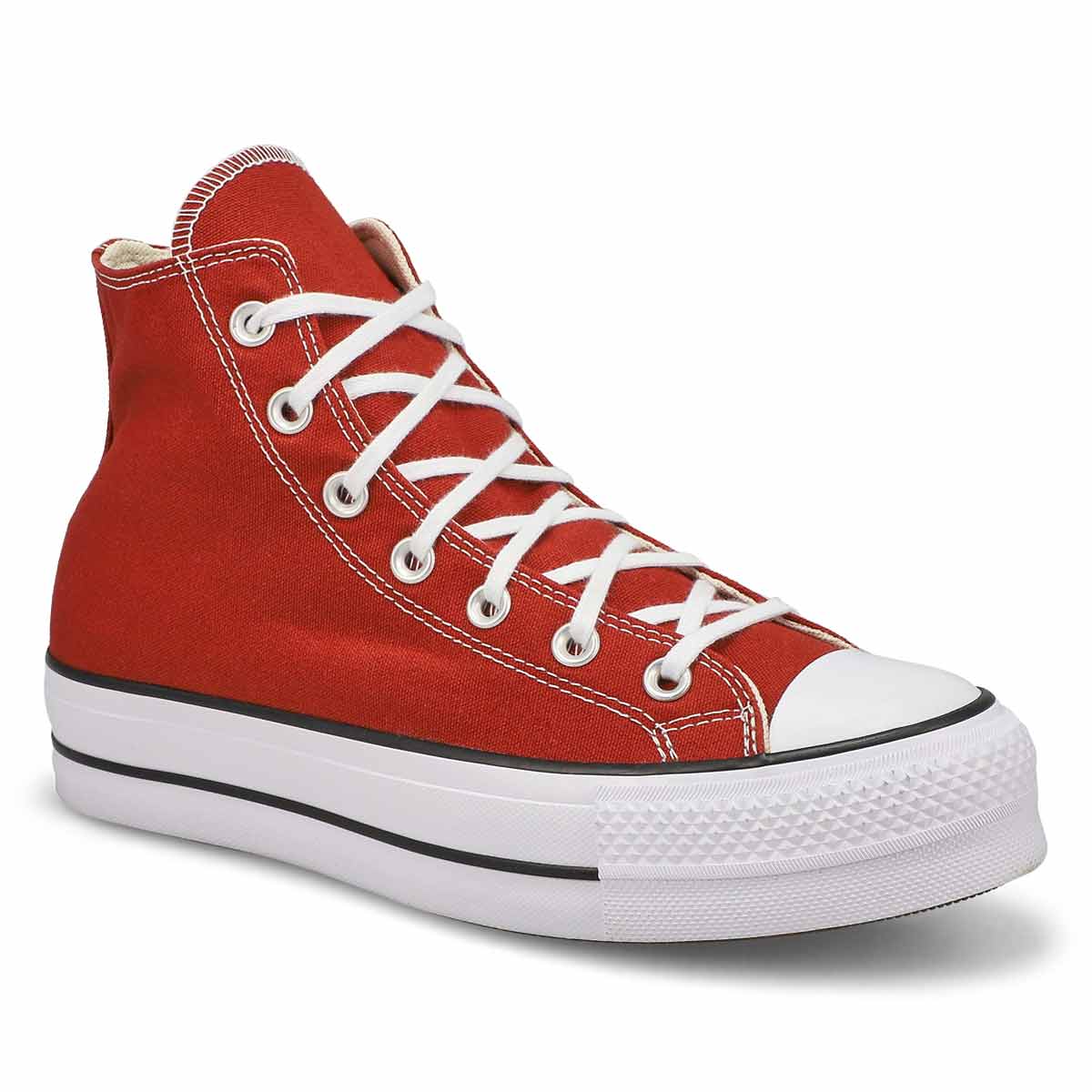 Converse, Baskets hautes à plateforme CHUCK TAYLOR ALL STAR LIFT HI TOP PLATFORM, rouge blanc, femmes