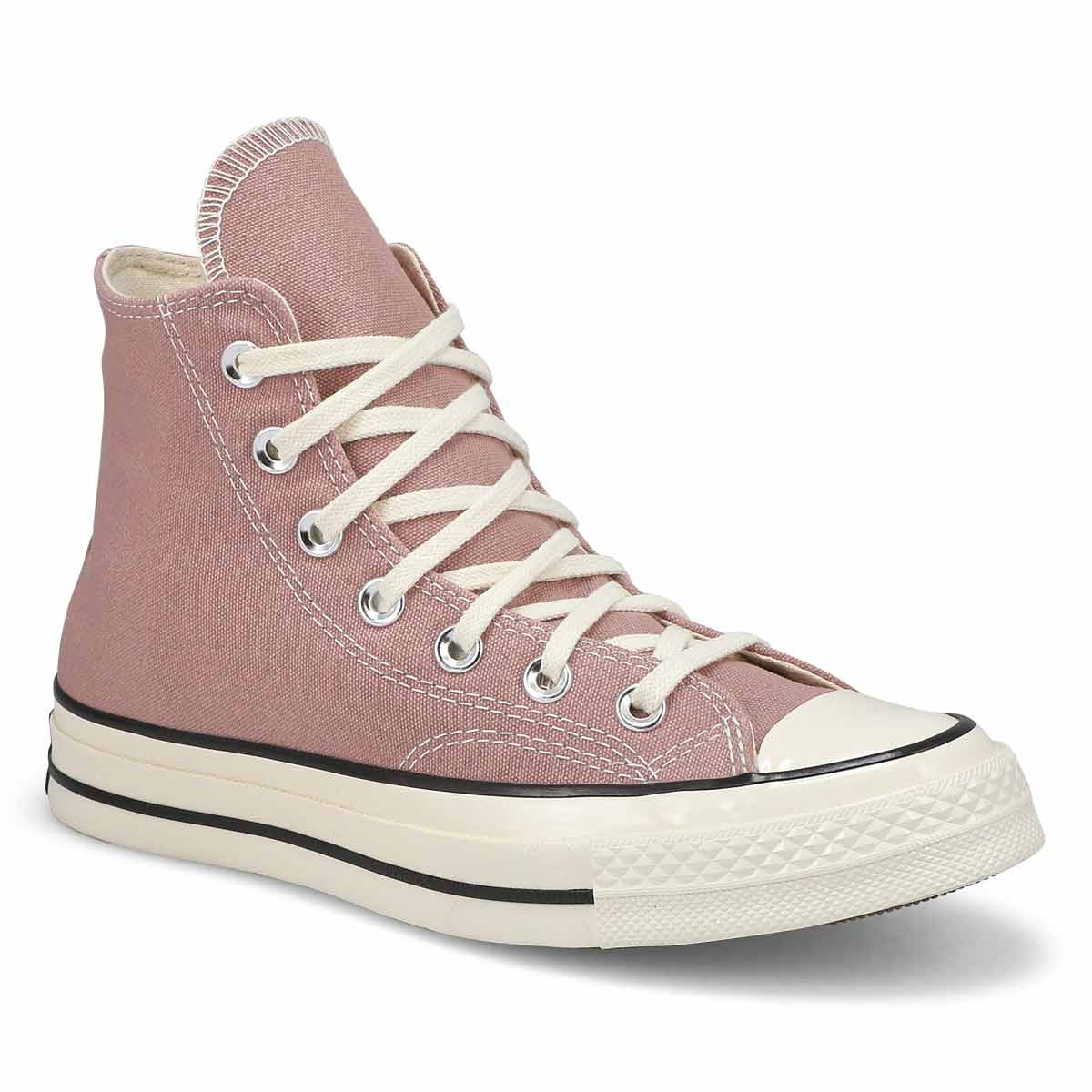 Converse, Women's  Chuck 70 Canvas Hi Top Sneaker - Bite The Dust Egret Black