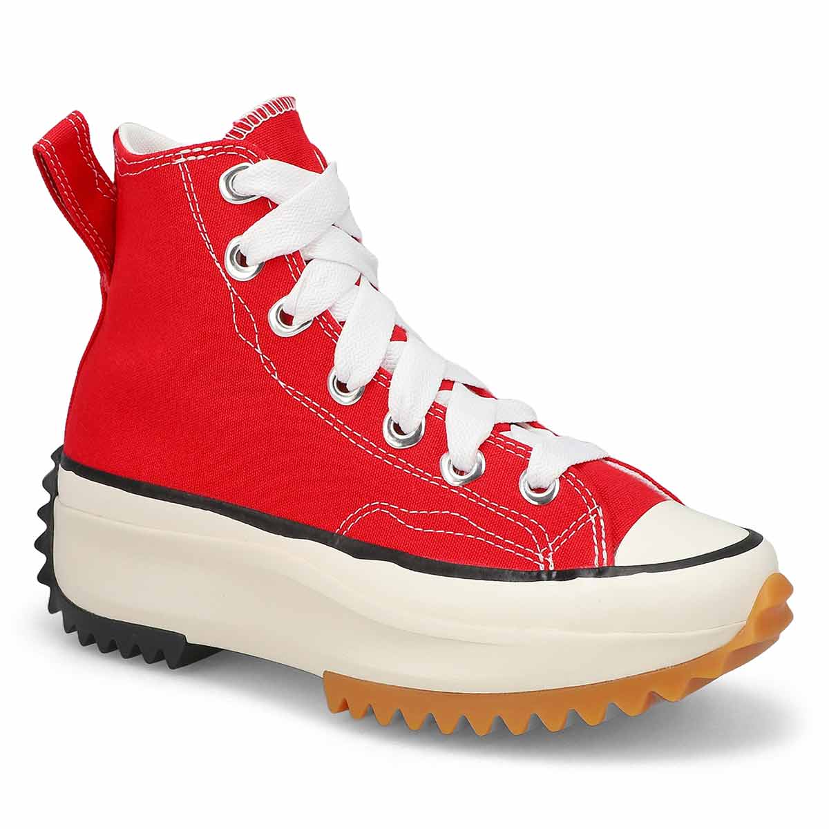 Converse, Women's Run Star Hike Sketch Pack Platform Sneaker - Red Egret Black