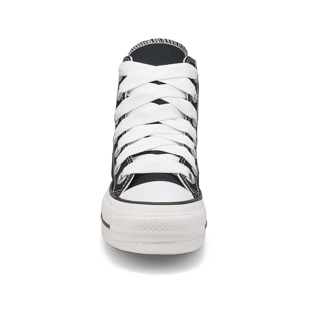 Womens Chuck Taylor All Star Lift Sketch Hi Platform Sneaker - Black/White/White