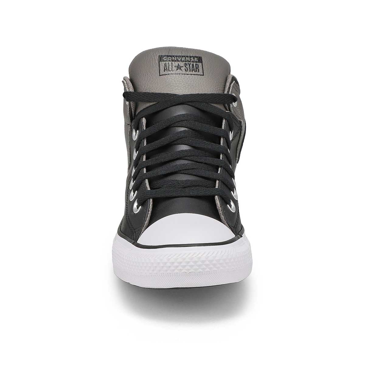 Mens Chuck Taylor All Star High Street Mid Sneaker - Black/ Sharkskin/ White