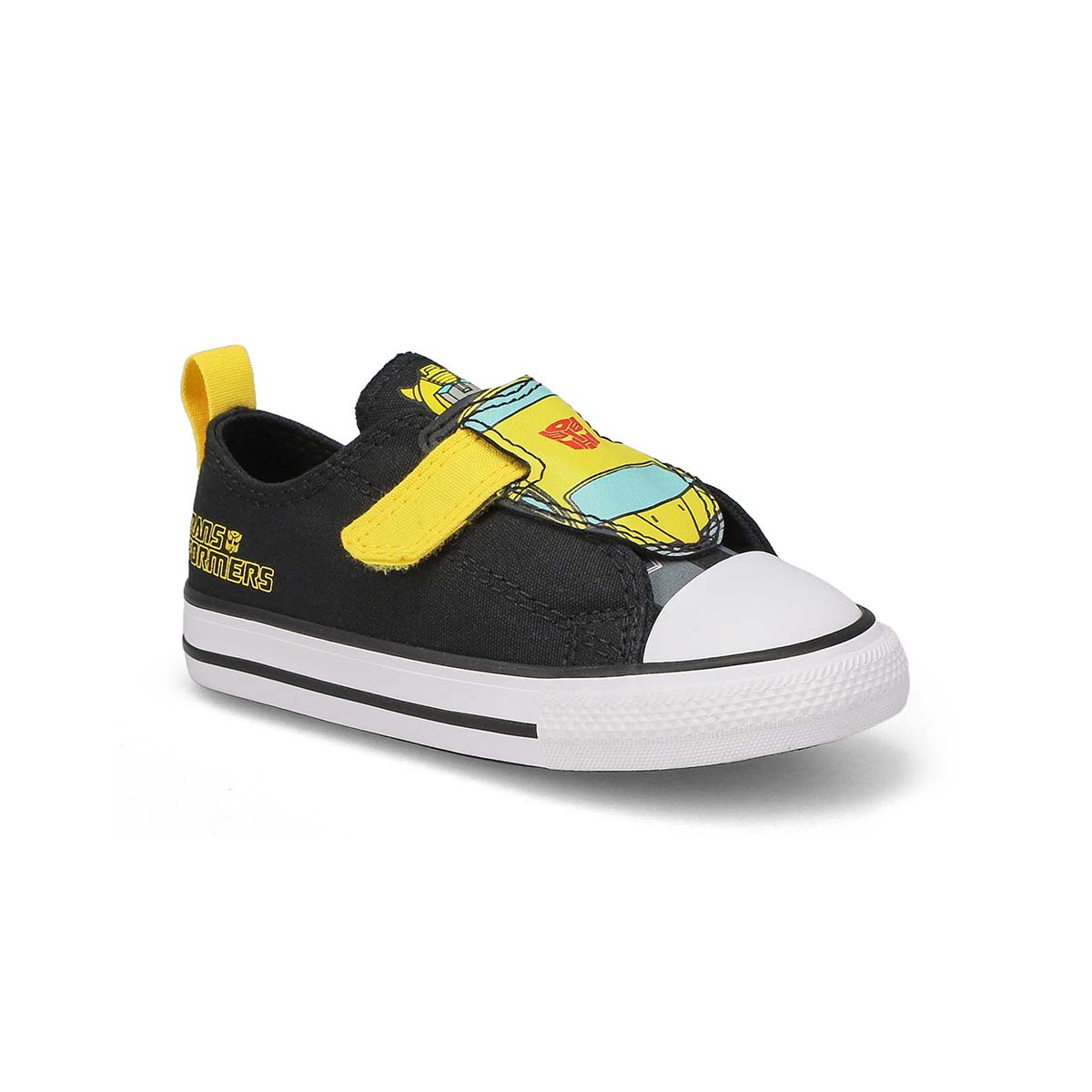 Converse, Converse, Infant's Chuck Taylor All Star V2 Transformers Canvas Sneaker - Black Yellow Red