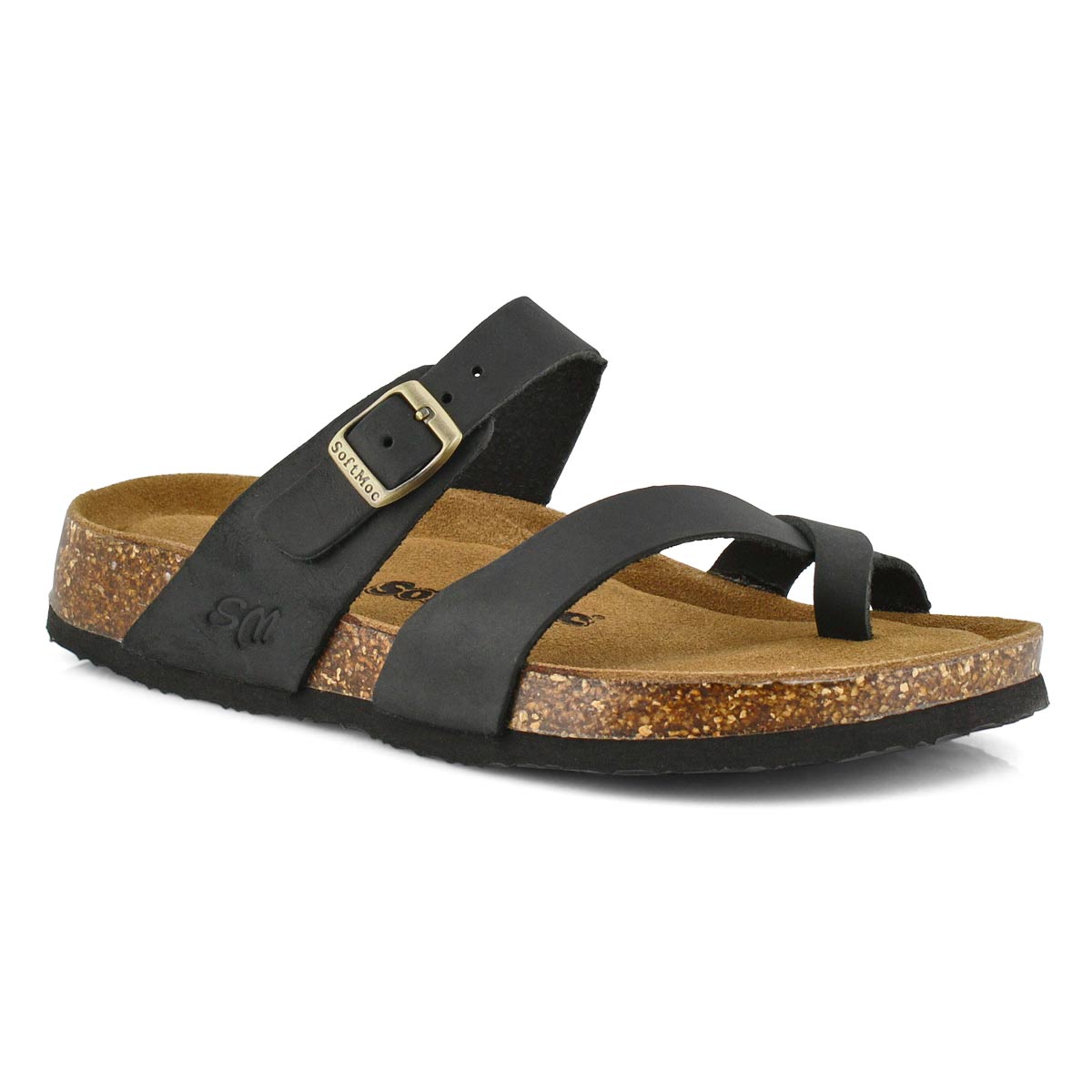 SoftMoc, Women's Alicia 5 Memory Foam Sandal - Black