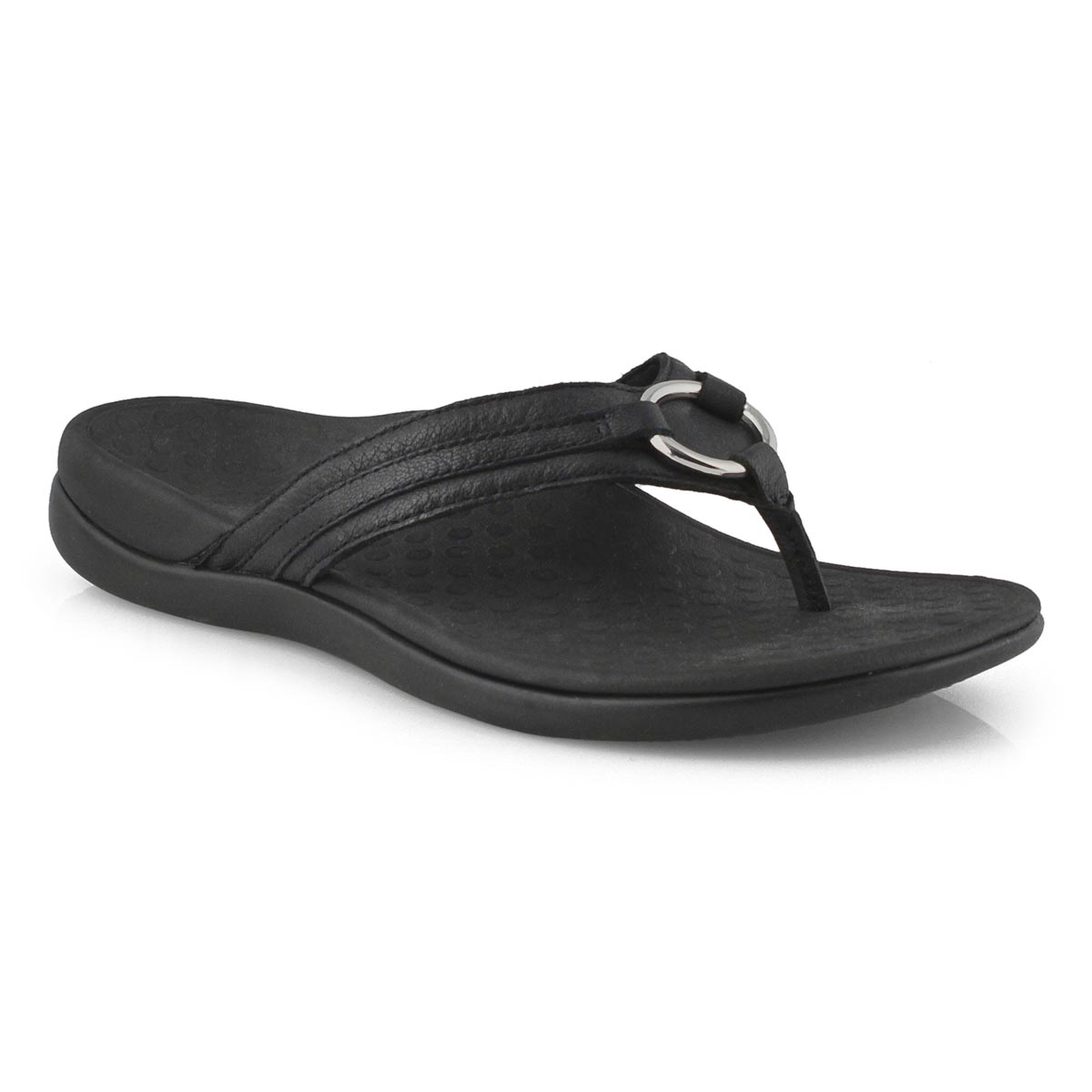 vionic leather thong sandals