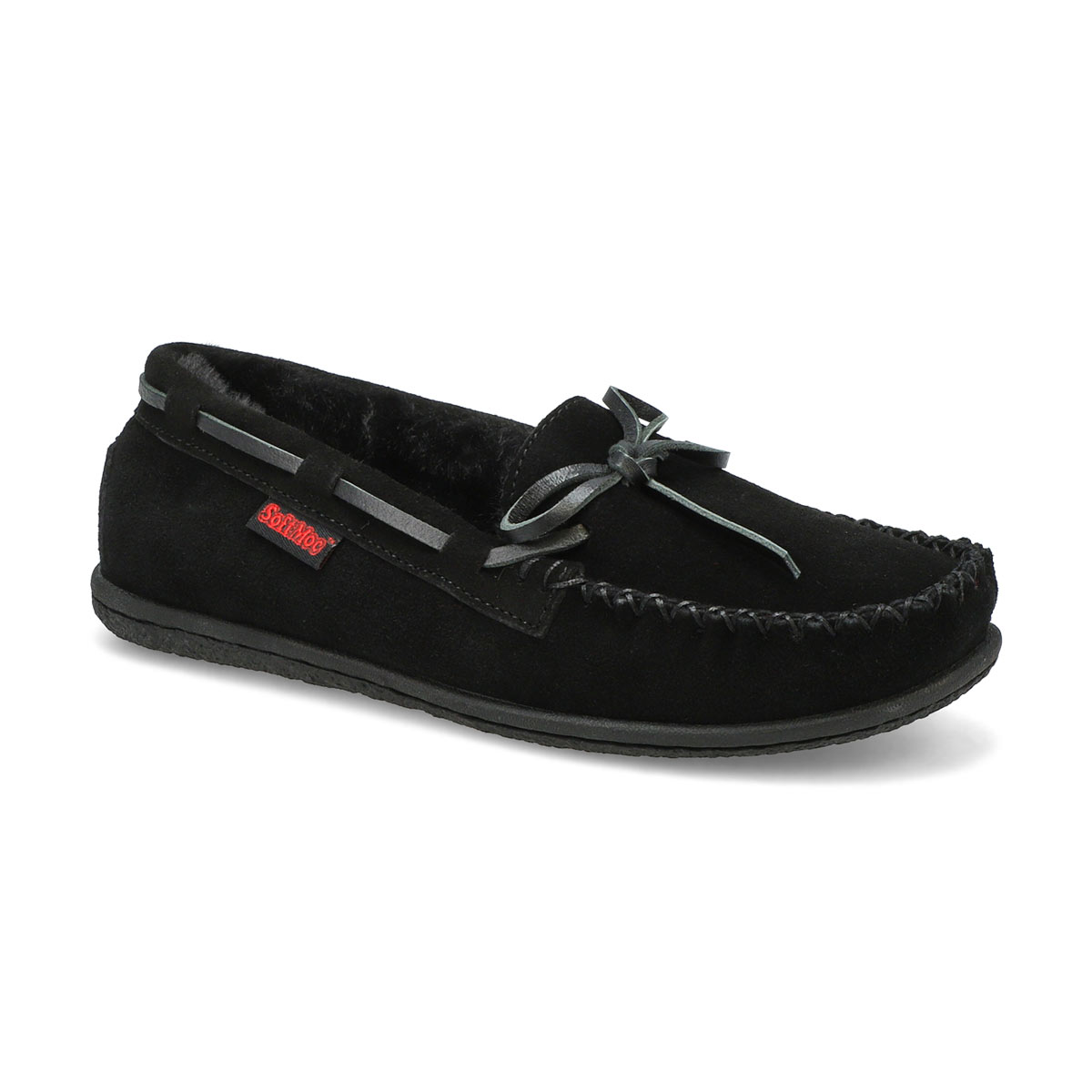 SoftMoc, Girls' Bali Jr Ballerina SoftMocs - Black