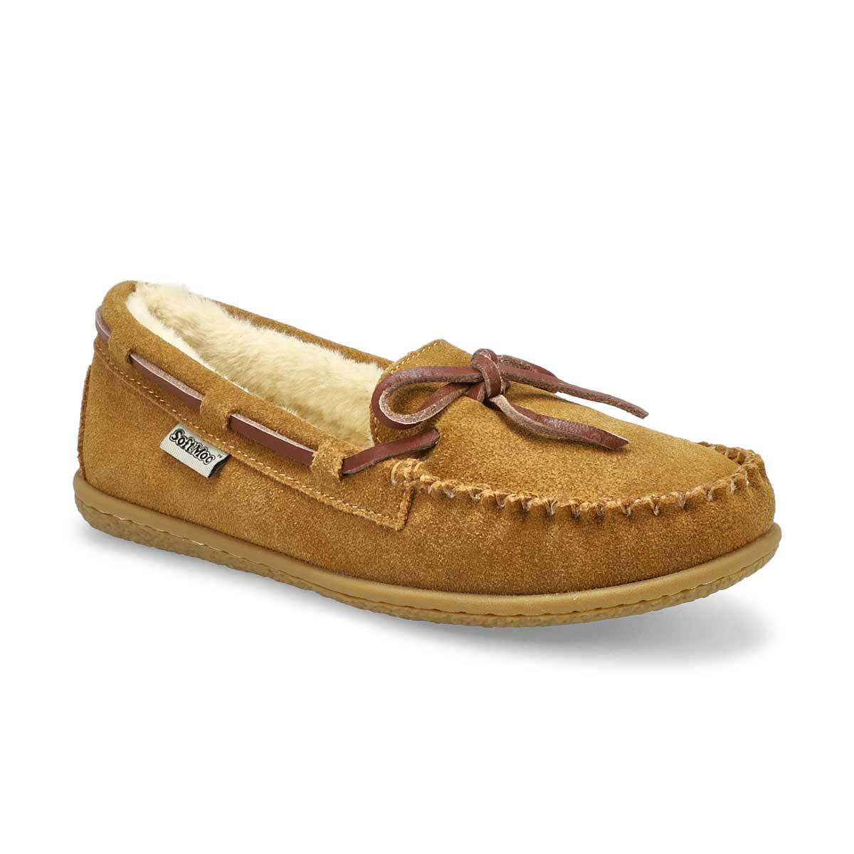 SoftMoc, Girls' Bali Jr Ballerina SoftMocs - Chestnut