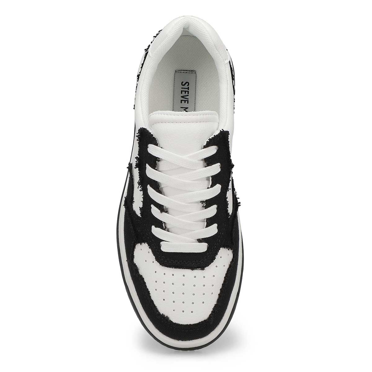 Womens Brynlee Lace Up Sneaker - White/Black