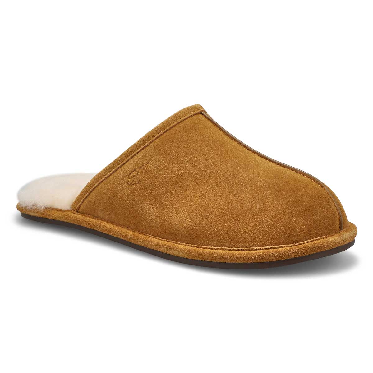 SoftMoc, Men's Cadel 2 Open Back Slipper - Chestnut