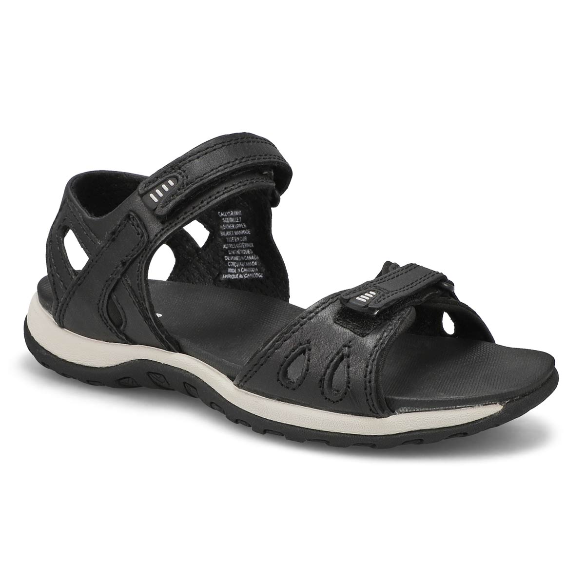 SoftMoc, Women's Caley3 Sport Sandal- Black White