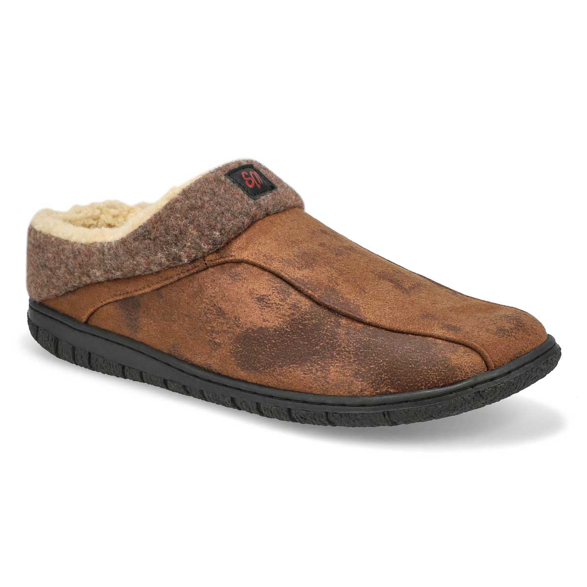 SoftMoc, Men's Cameron 2 Open Back Slipper - Brown